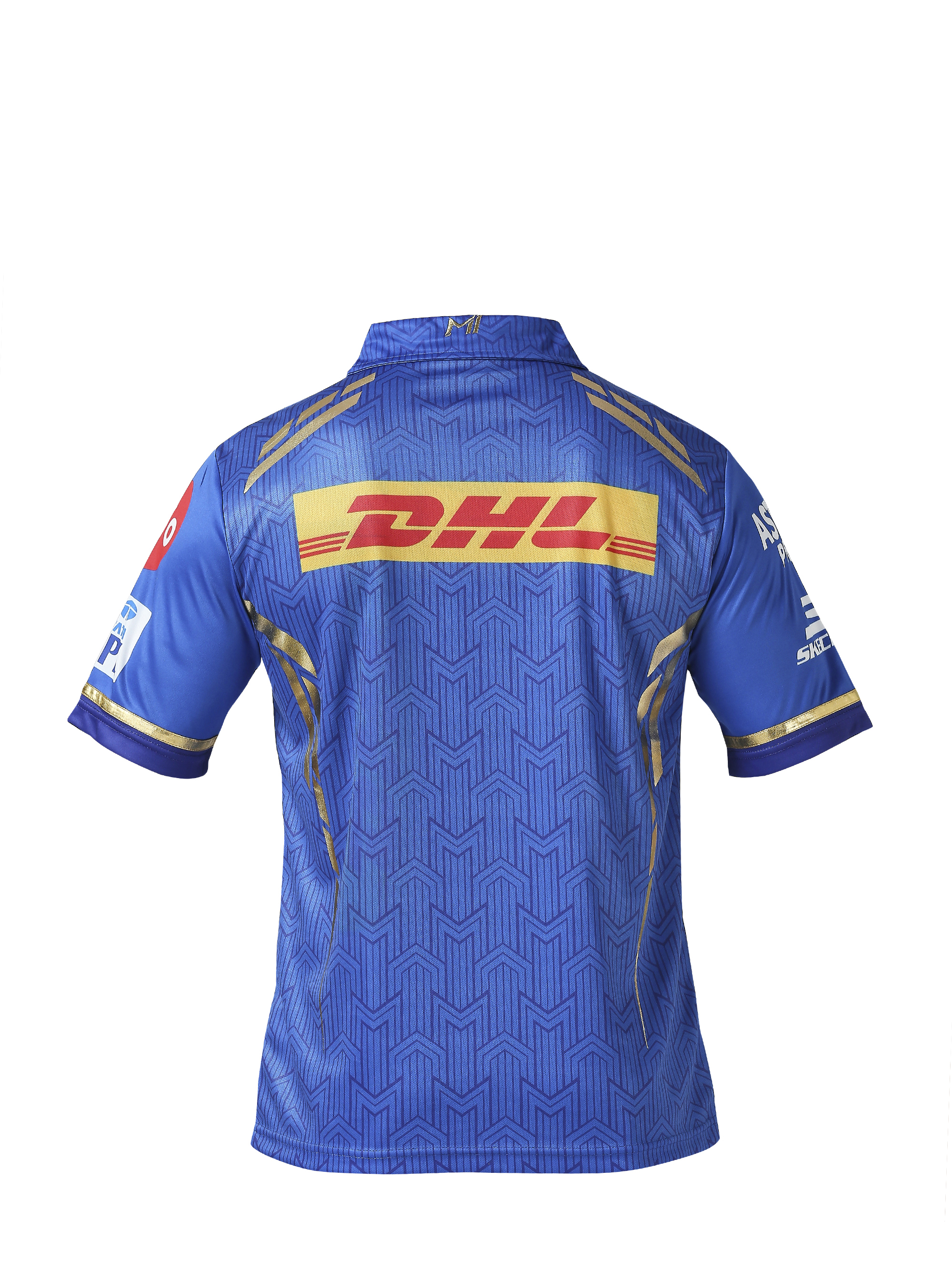 Mumbai Indians MI Official Match Jersey - Plain - Kids (Half Sleeve) (2)