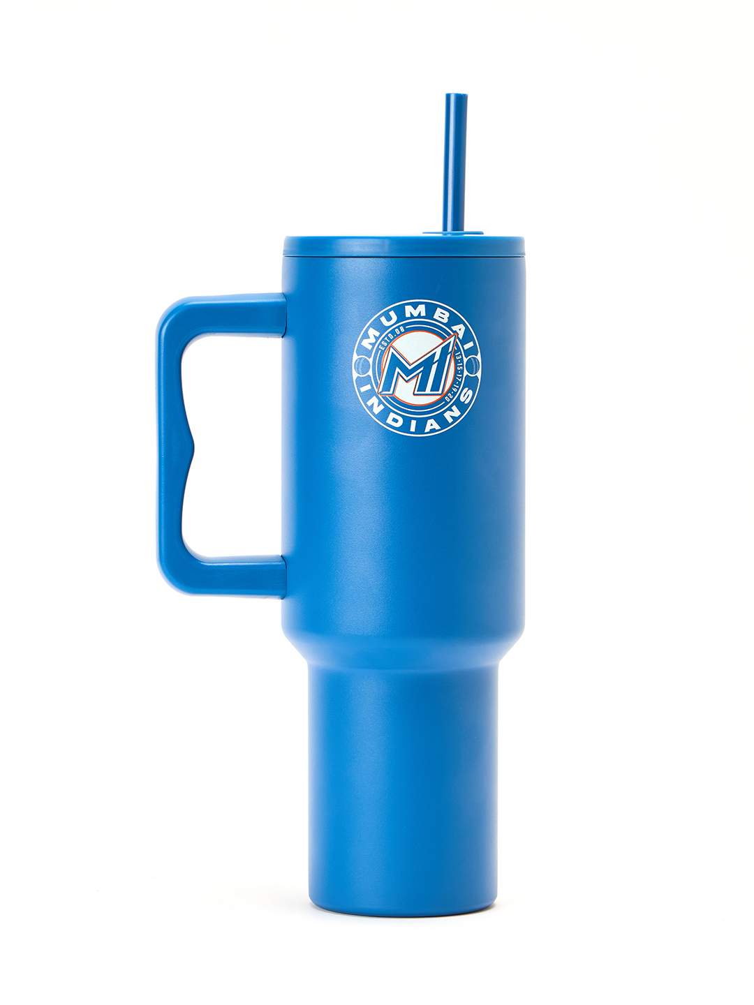 Mumbai Indians MI X Boldfit Tumbler with Lid & Straw Chugger (23)