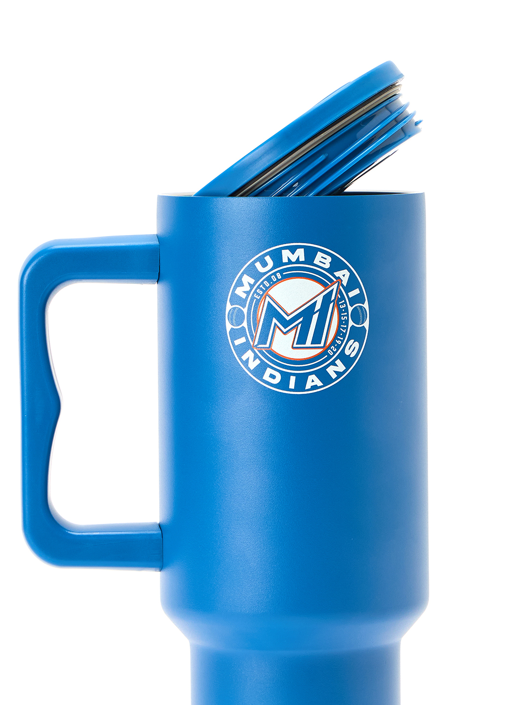 Mumbai Indians MI X Boldfit Tumbler with Lid & Straw Chugger (14)