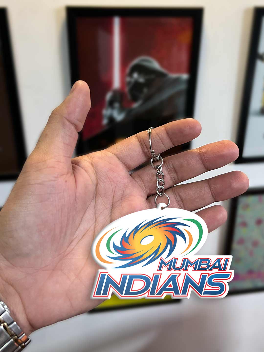 Mumbai Indians Mumbai Indians - Acrylic Keychains (Pack of - 2) (5)