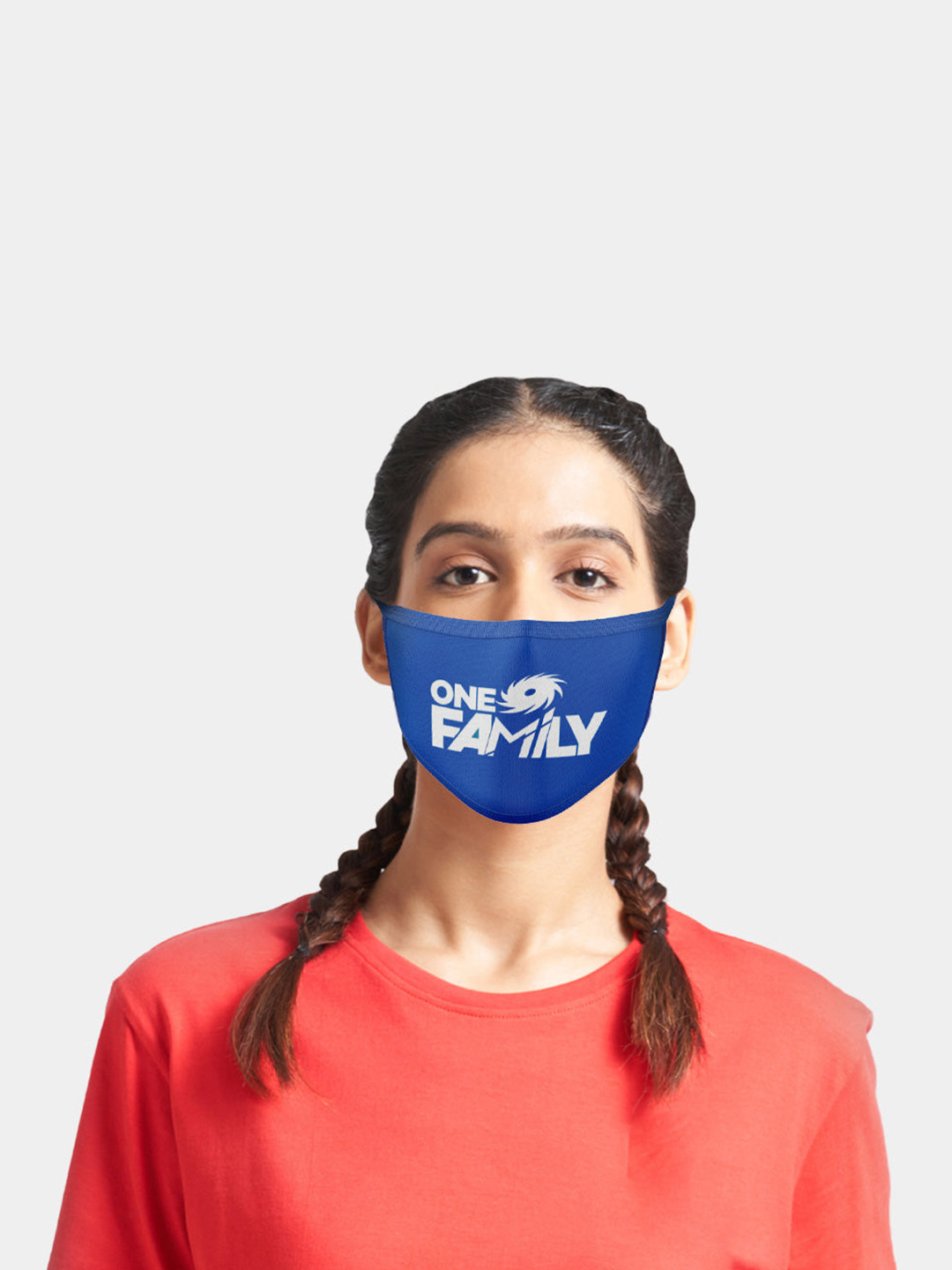Mumbai Indians Mumbai Indians Basic Masks (Set of 3) (3)