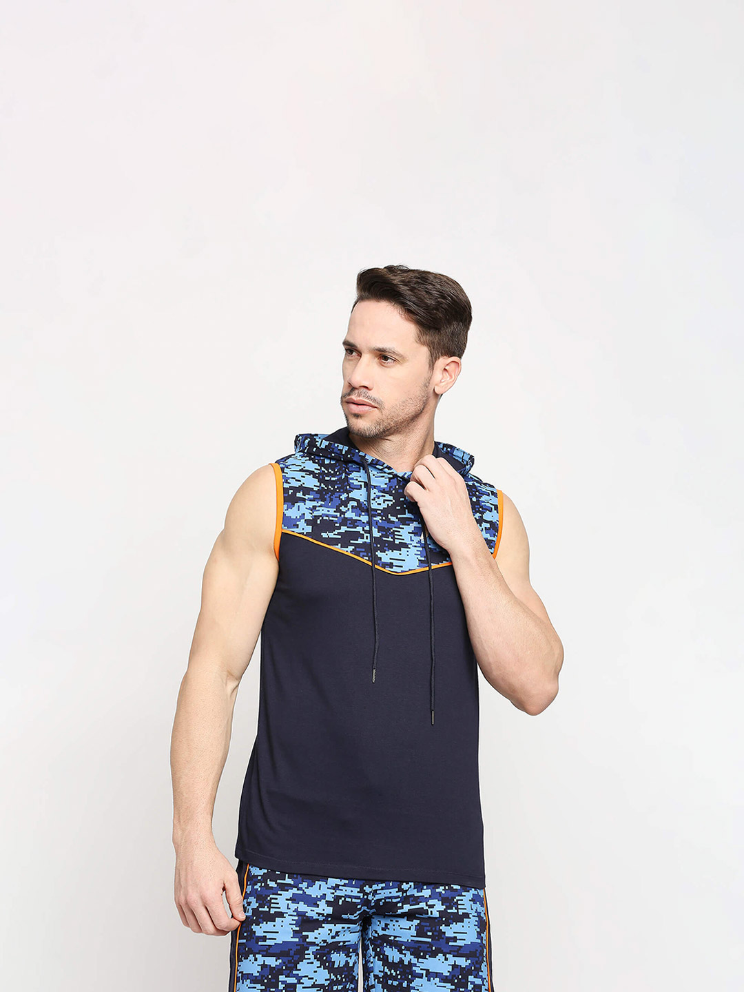 Mumbai Indians Mumbai Indians Men's Blue Vest (1)