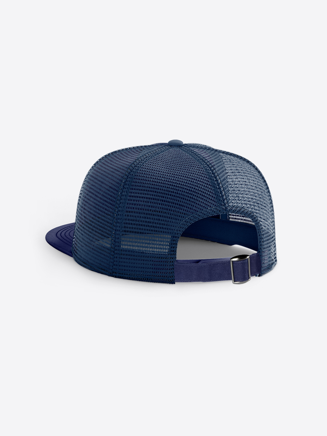 Mumbai Indians Navy Blue Printed White Embroidered Cotton Baseball Cap with Buckle Closure (2)