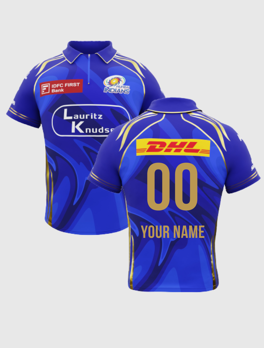Mumbai Indians Official Men's Player Edition Jersey 2025 - Customised (2)
