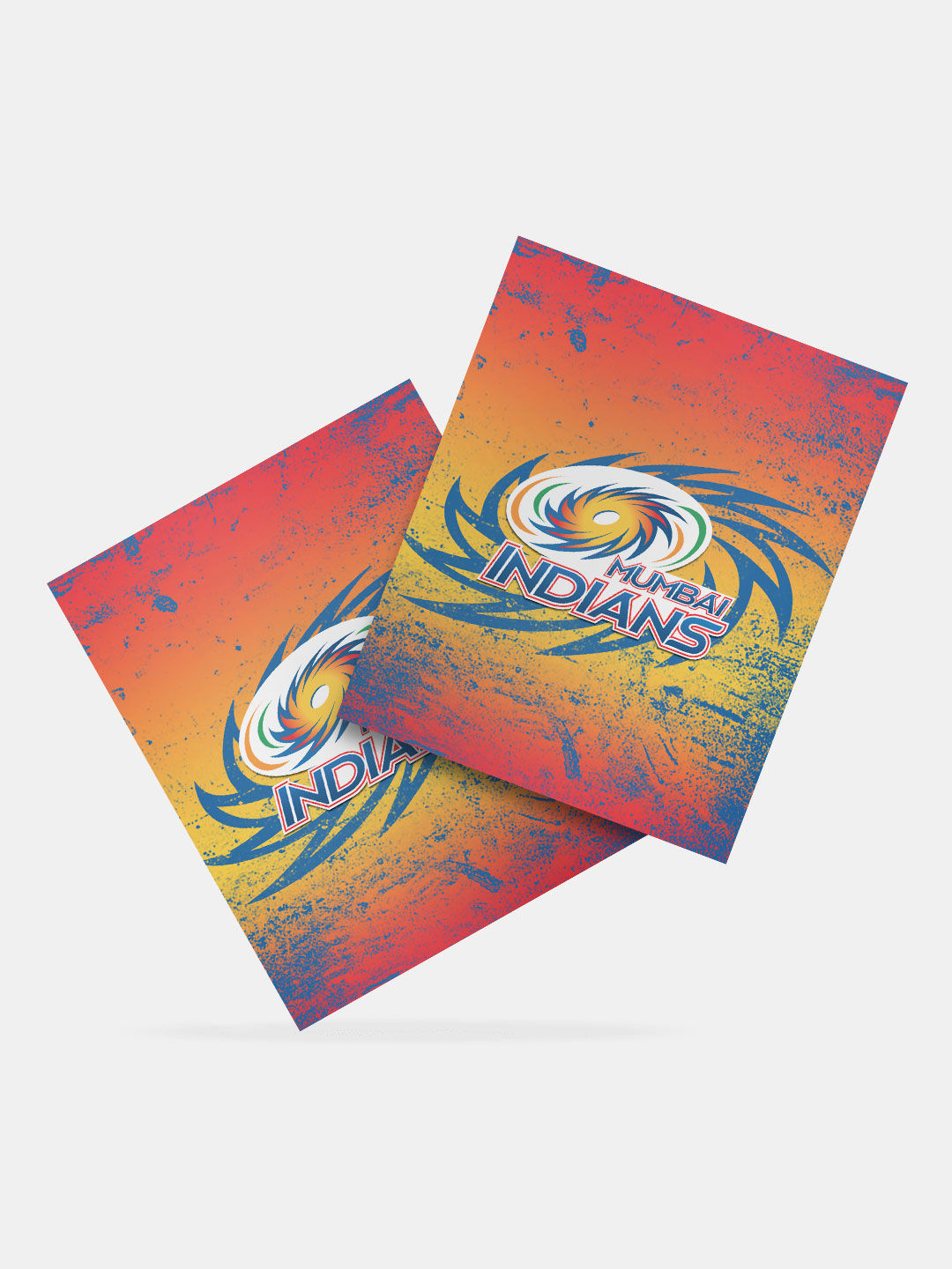 Mumbai Indians Red and Yellow Printed Yellow Grudge Fridge Magnet - Pack of 1 (1)