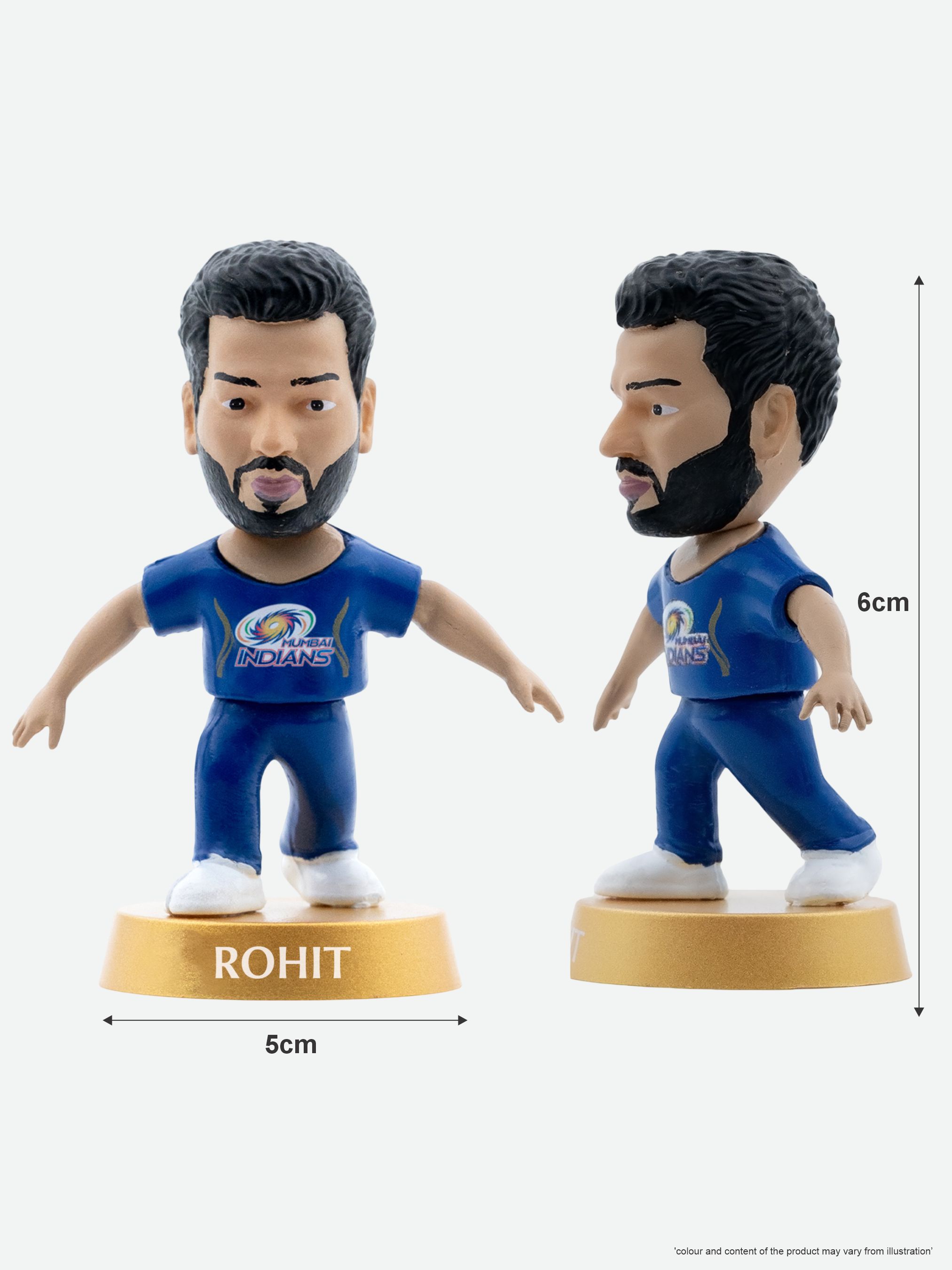 Mumbai Indians Rohit Sharma Mumbai Indians Collectible Miniature (5)