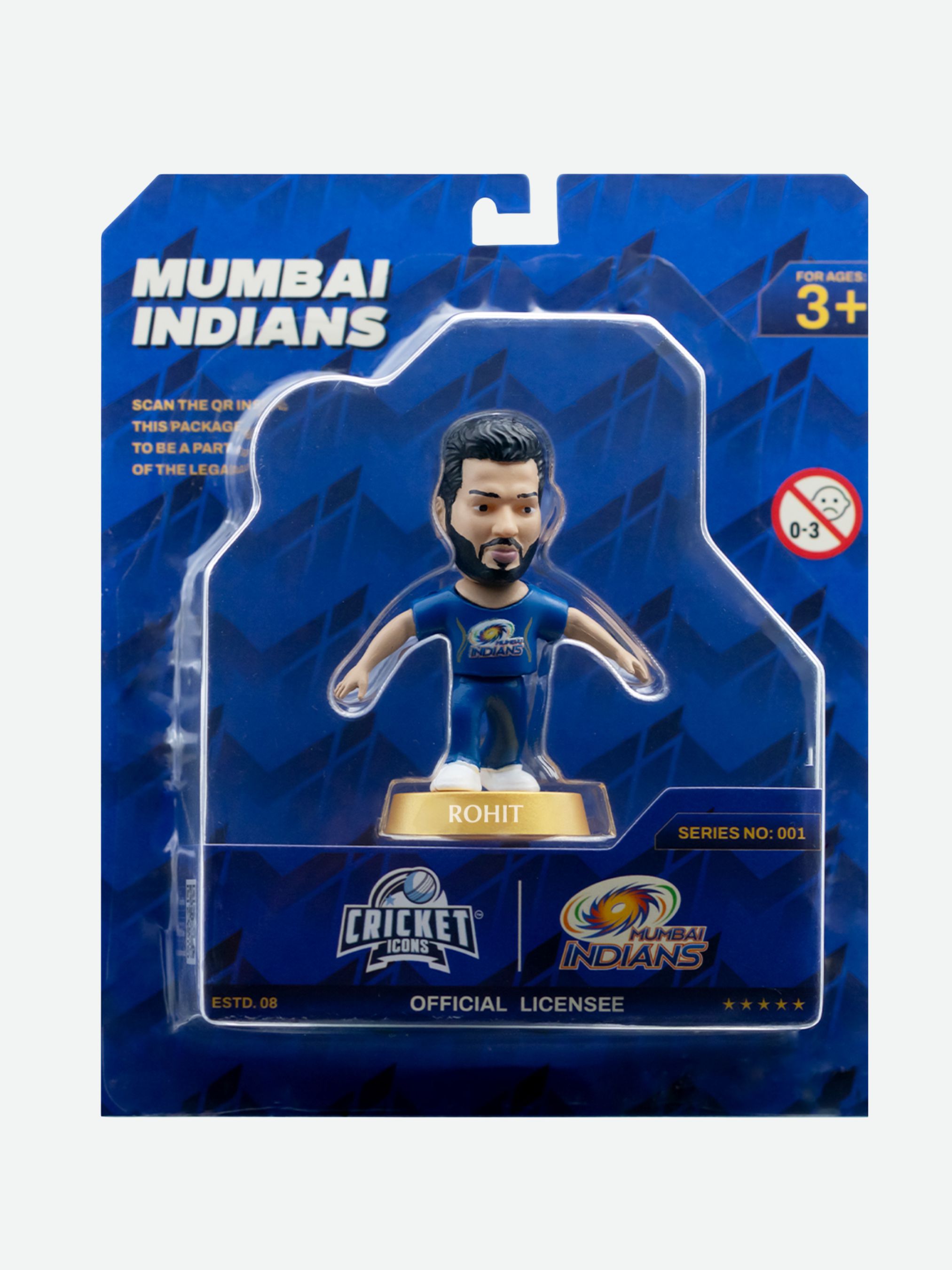 Mumbai Indians Rohit Sharma Mumbai Indians Collectible Miniature (6)