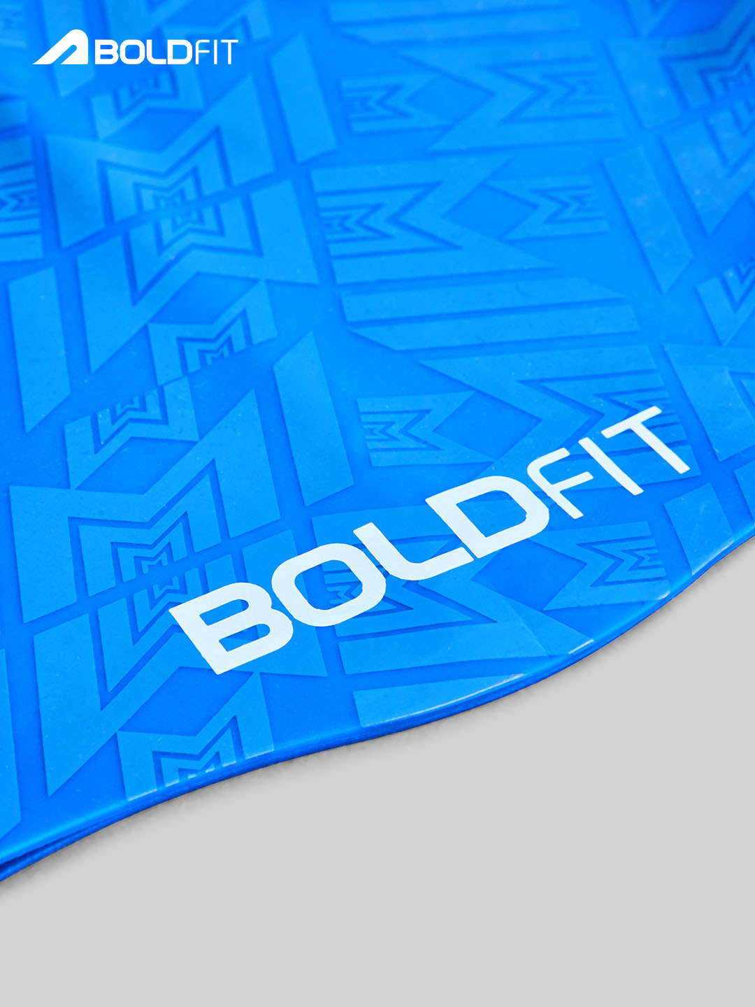 Mumbai Indians Silicone Swimming Cap Long Hair Swimming Head Cap  Easy Fit - Blue /Orange Strip by Boldfit (4)