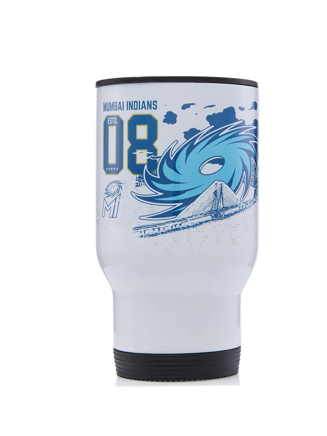 Mumbai Indians Travel Mug with Vacuum Insulated Double-Walled Leakproof Lid Stainless Steel Mug - 450 ML (2)