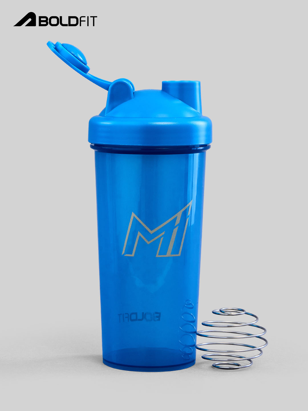 Mumbai Indians Unisex Blue Printed Gym Shaker - 700 ML by Boldfit (4)
