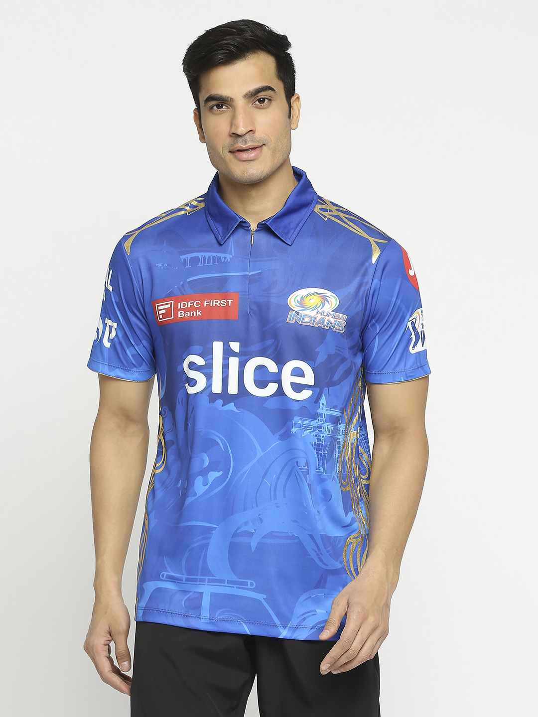 Mumbai Indians Unisex Official IPL-2023 Match Jersey (1)