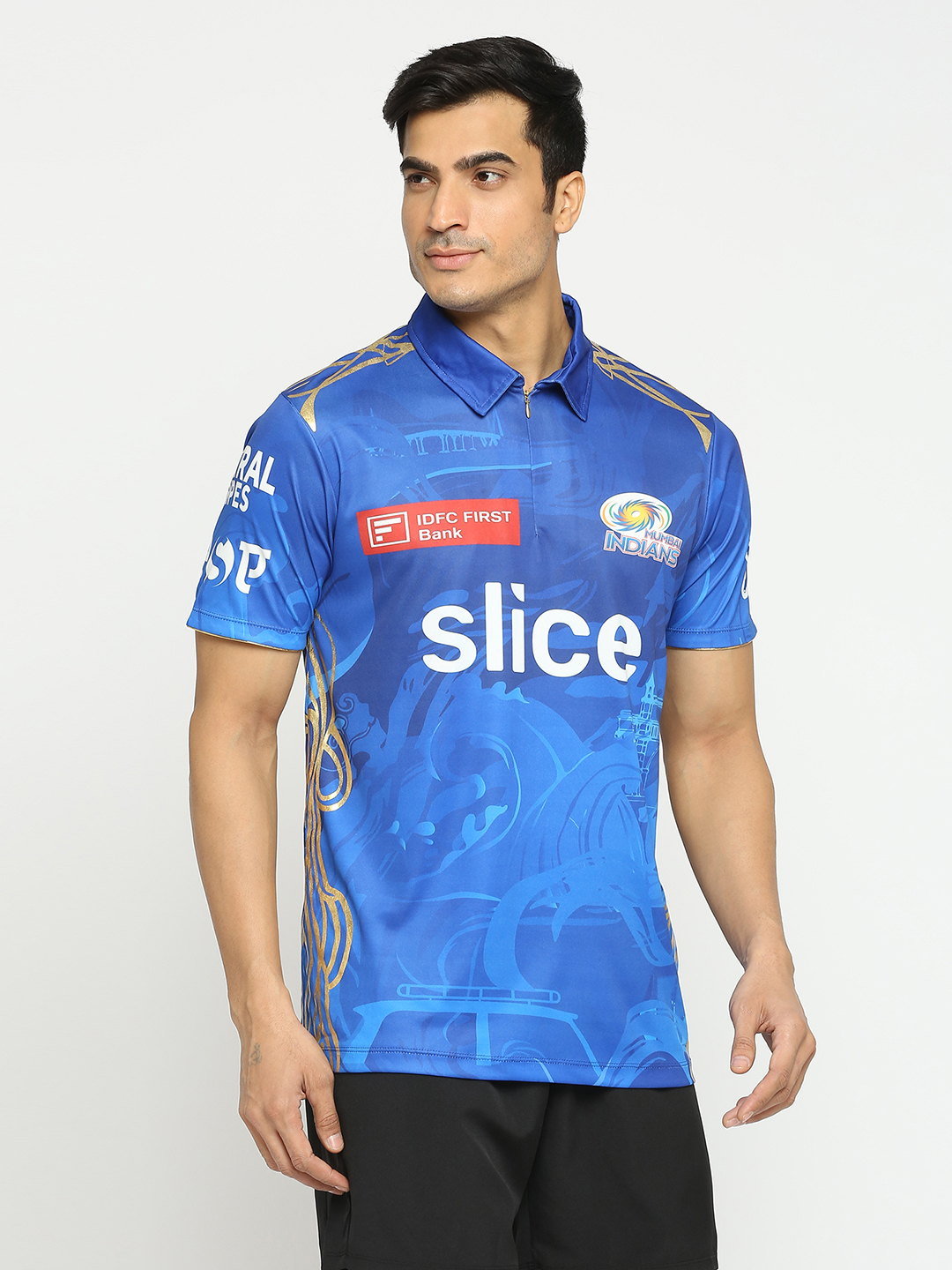 Mumbai Indians Unisex Official IPL-2023 Match Jersey (3)