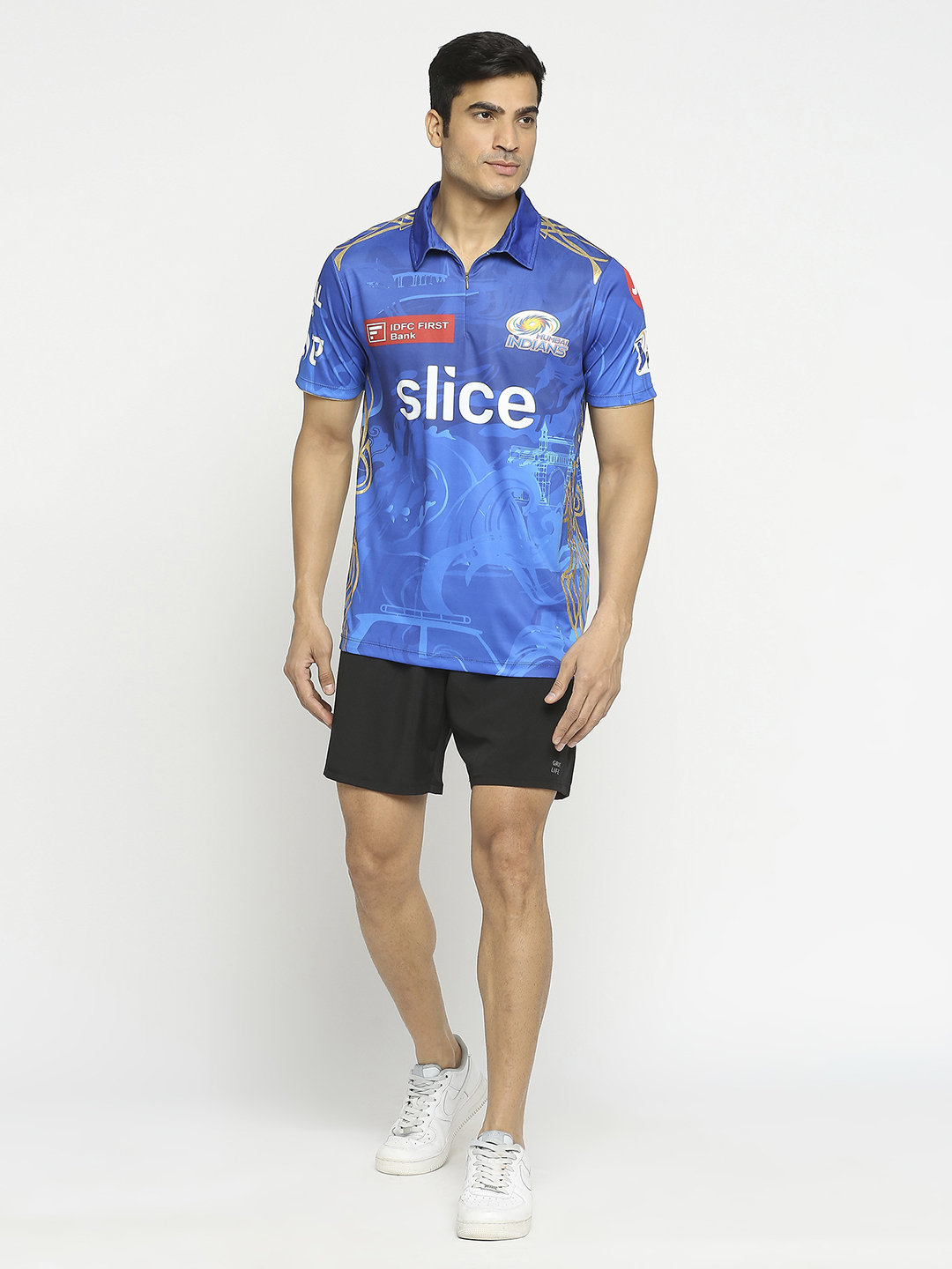 Mumbai Indians Unisex Official IPL-2023 Match Jersey (5)
