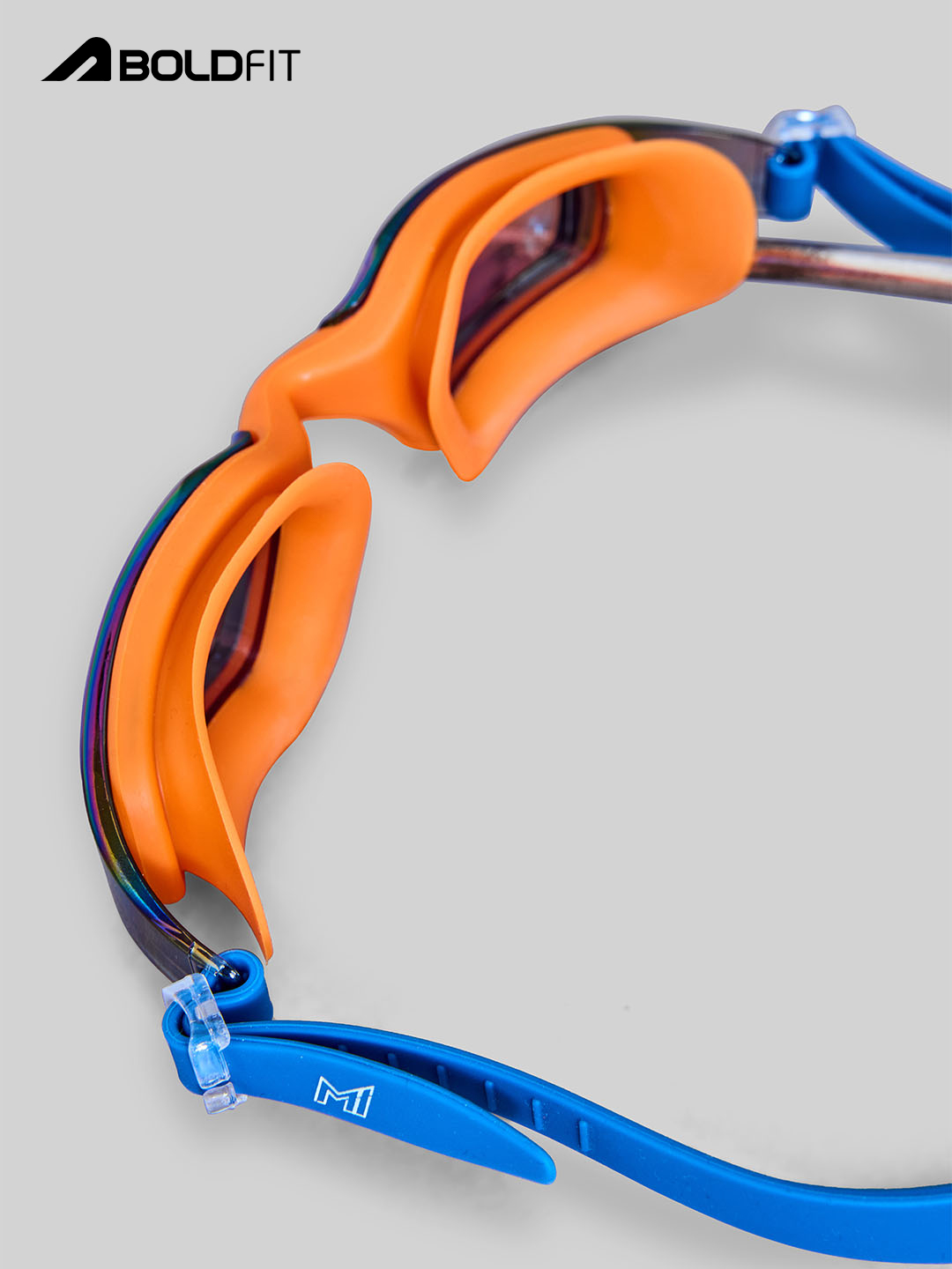 Mumbai Indians Unisex Swimming Goggles With Adjustable Strap Air Tight Swim Goggles by Boldfit (3)