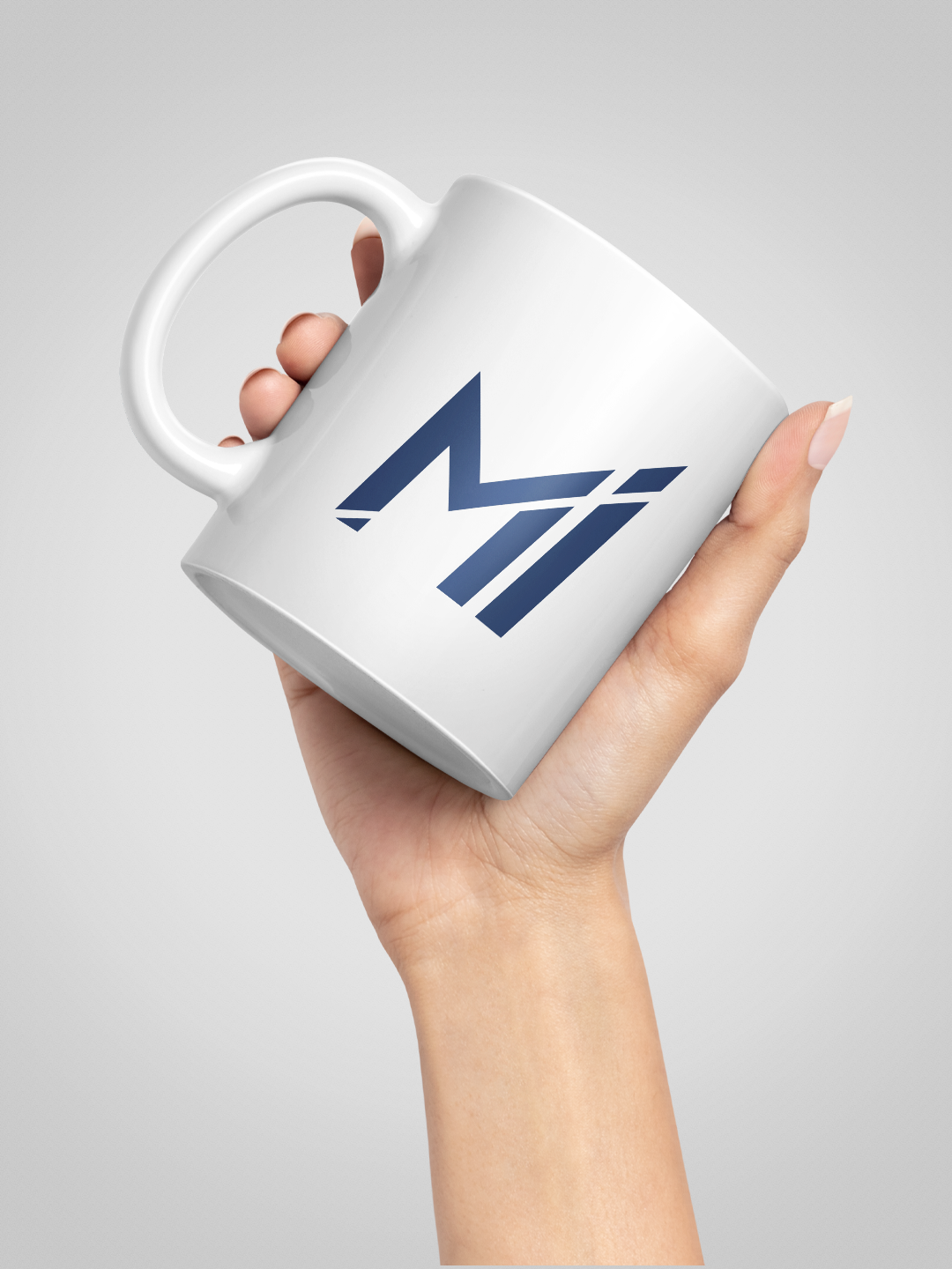 Mumbai Indians White and Navy Blue MI Printed Ceramic Glossy Mug 325 ml - (Pack of 1) (3)