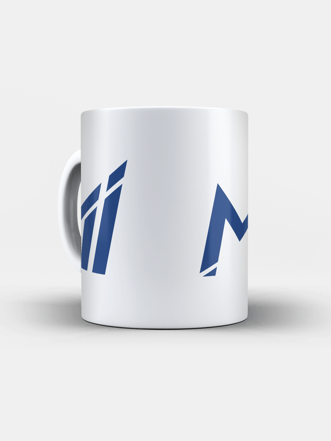 Mumbai Indians White and Navy Blue MI Printed Ceramic Glossy Mug 325 ml - (Pack of 1) (6)