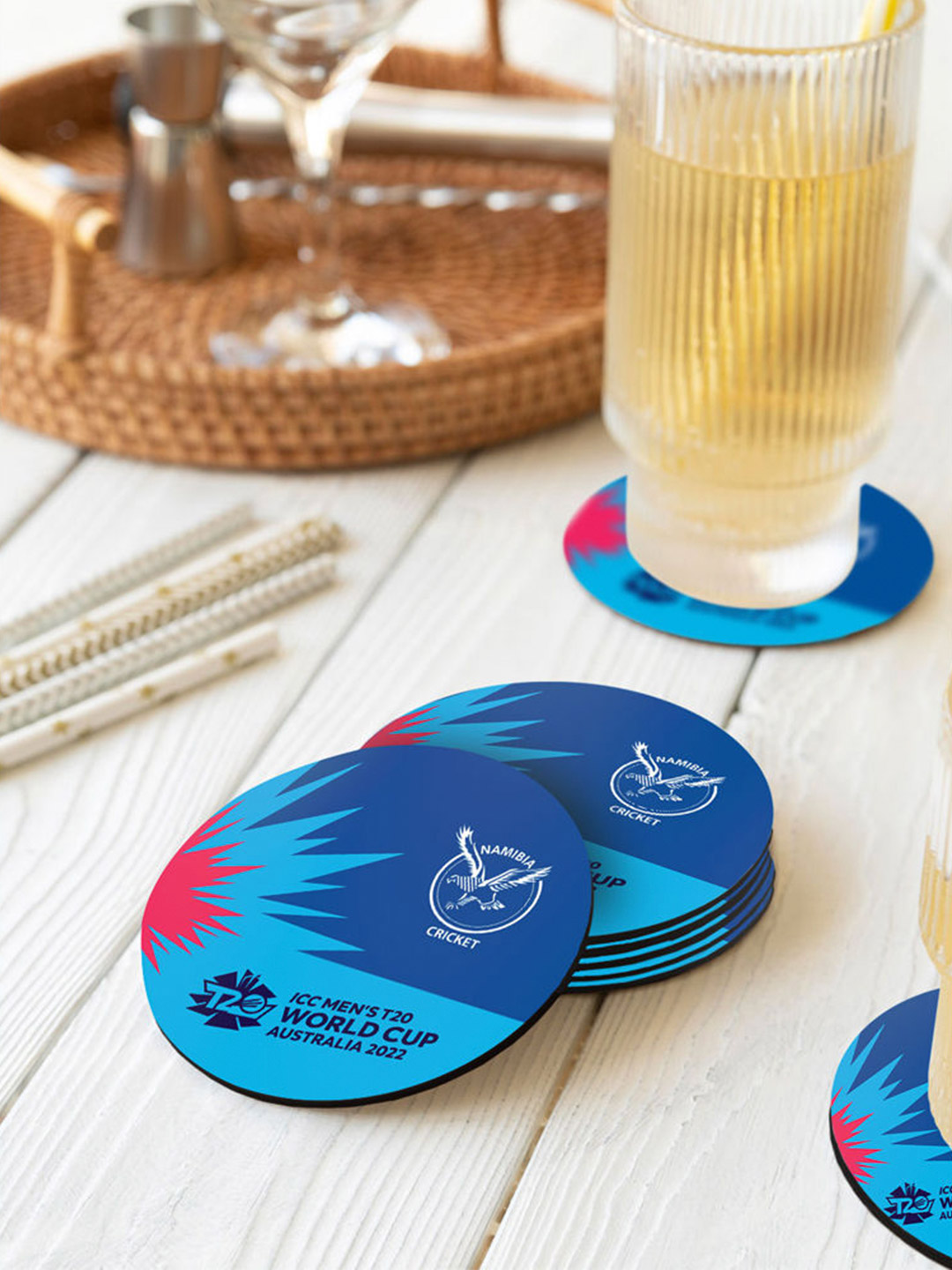 Namibia Team Namibia ICC T20 Circle Coaster (5)