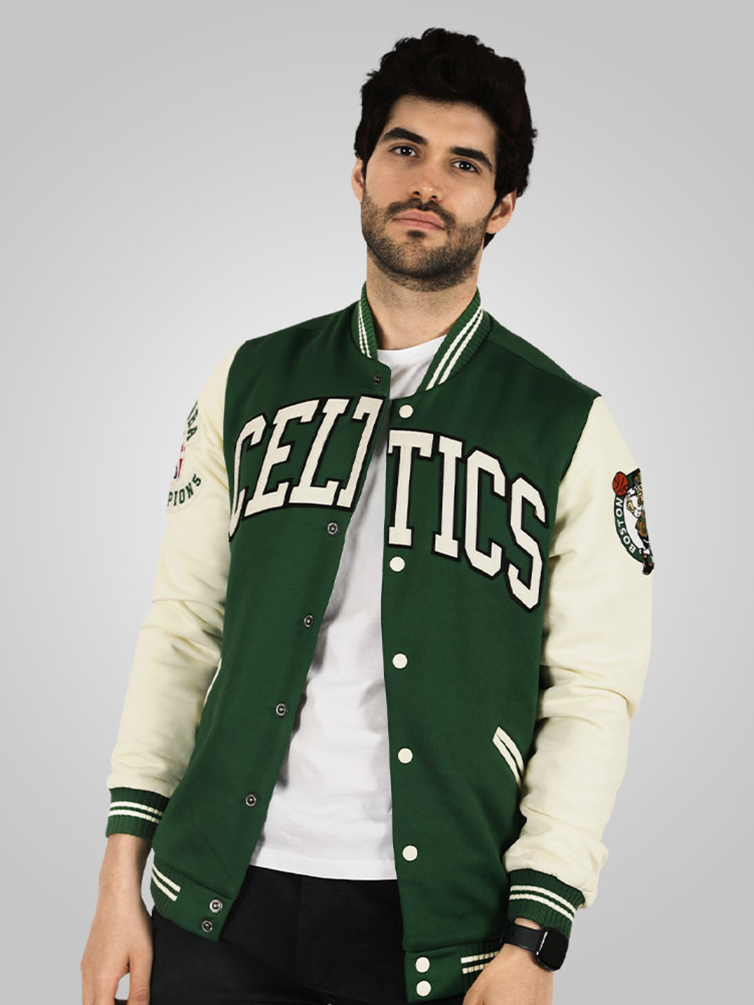 NBA - Boston Celtics Boston Celtics: Letterman Jacket - Green