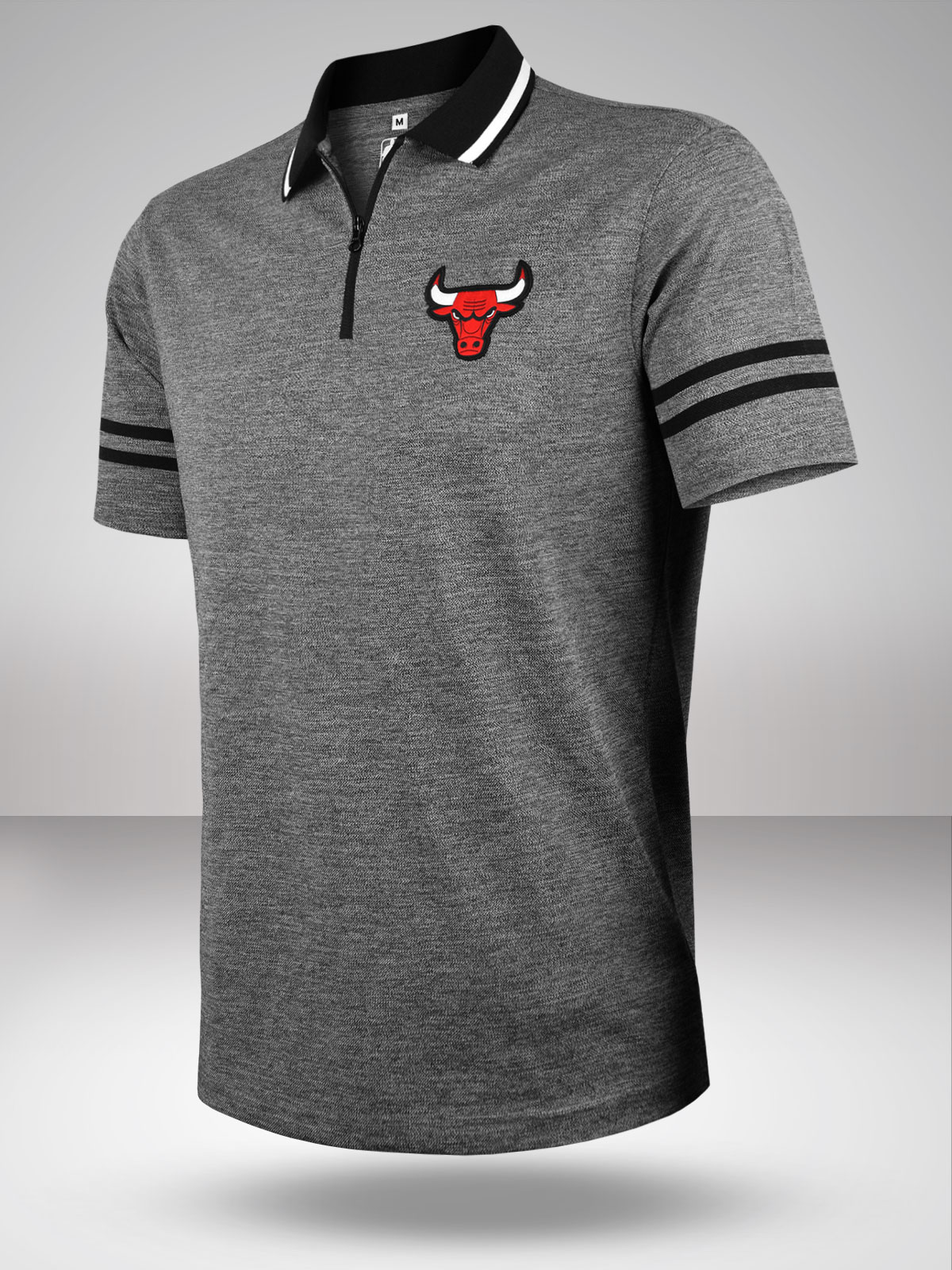 Chicago Bulls: Classic Polo Grey