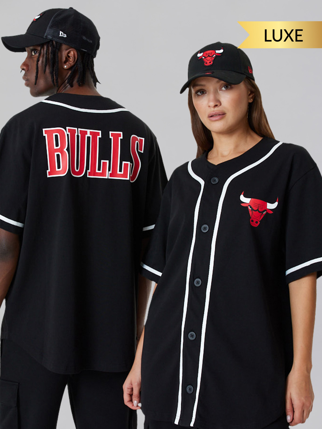 Chicago Bulls NBA Baseball Jersey Black T-Shirt
