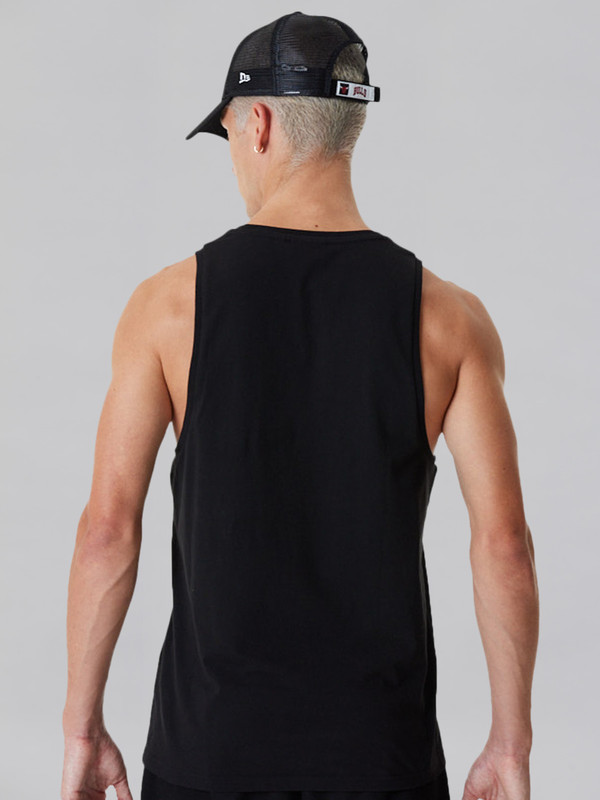 NBA - Chicago Bulls Chicago Bulls NBA Sky Print Black Tank (4)