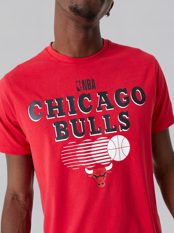 NBA - Chicago Bulls Chicago Bulls NBA Team Graphic Red T-Shirt (2)