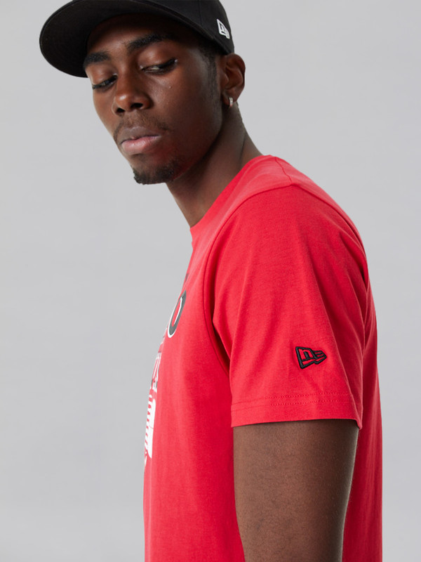 NBA - Chicago Bulls Chicago Bulls NBA Team Graphic Red T-Shirt (3)