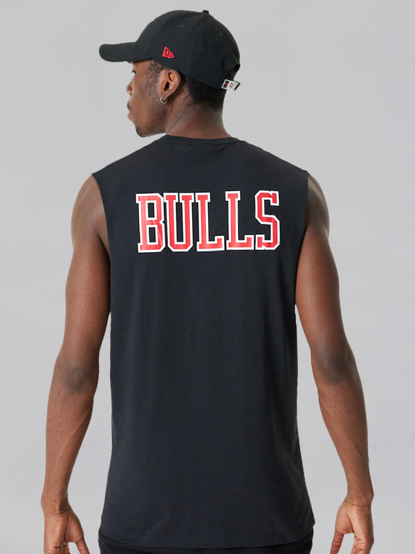 NBA - Chicago Bulls Chicago Bulls NBA Team Logo Black Tank (2)