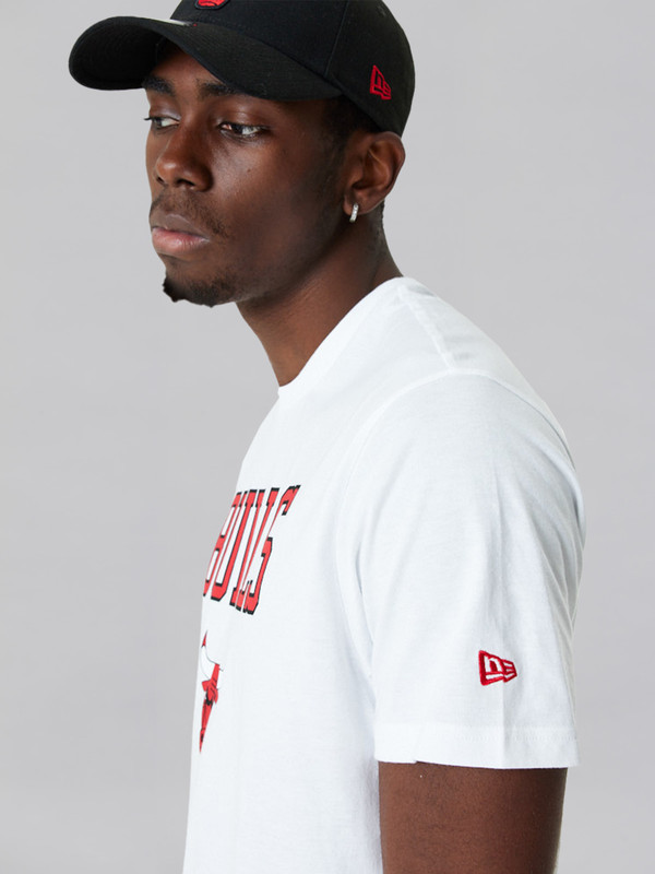 NBA - Chicago Bulls Chicago Bulls NBA Team Logo White T-Shirt (2)
