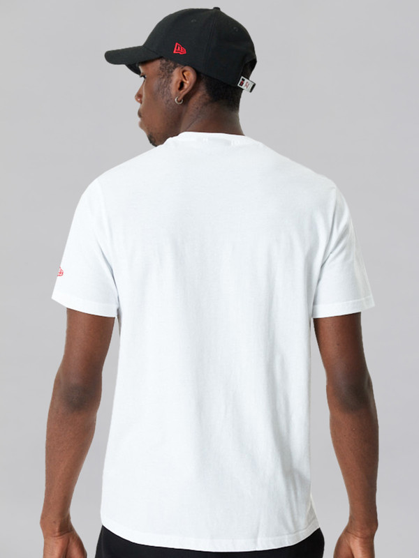 NBA - Chicago Bulls Chicago Bulls NBA Team Logo White T-Shirt (4)