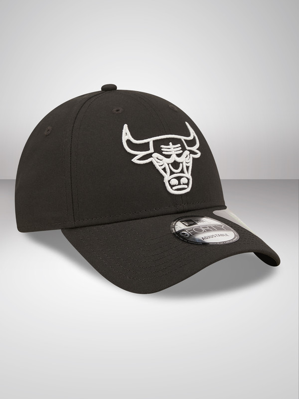 NBA - Chicago Bulls Chicago Bulls Repreve Monochrome Black 9FORTY Adjustable Cap (3)