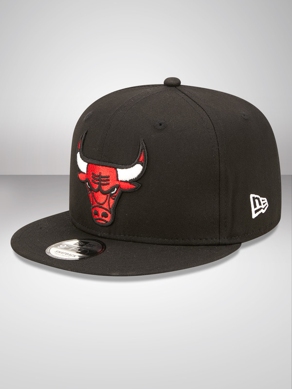 NBA - Chicago Bulls Chicago Bulls Team Side Patch Black 9FIFTY Snapback Cap (2)