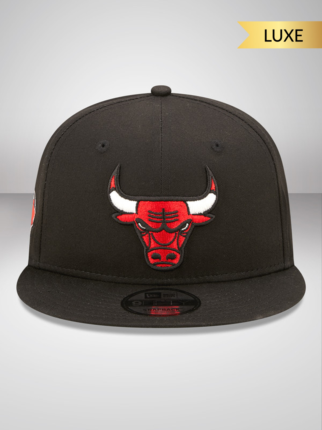 Chicago Bulls Team Side Patch Black 9FIFTY Snapback Cap