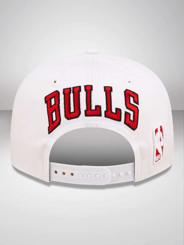 NBA - Chicago Bulls Chicago Bulls White Crown Team White 9FIFTY Snapback Cap (4)