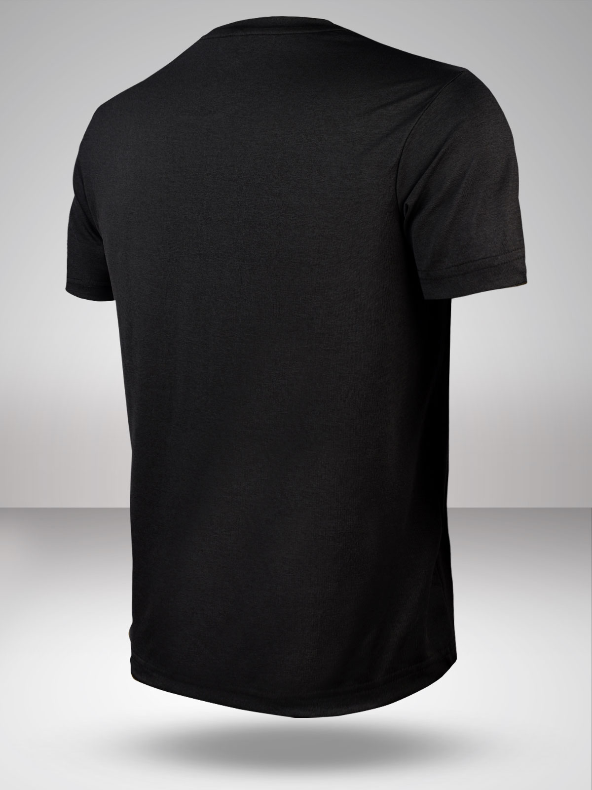 NBA - Chicago Bulls Men Black Printed Round Neck Half Sleeves Performance T-Shirt (3)