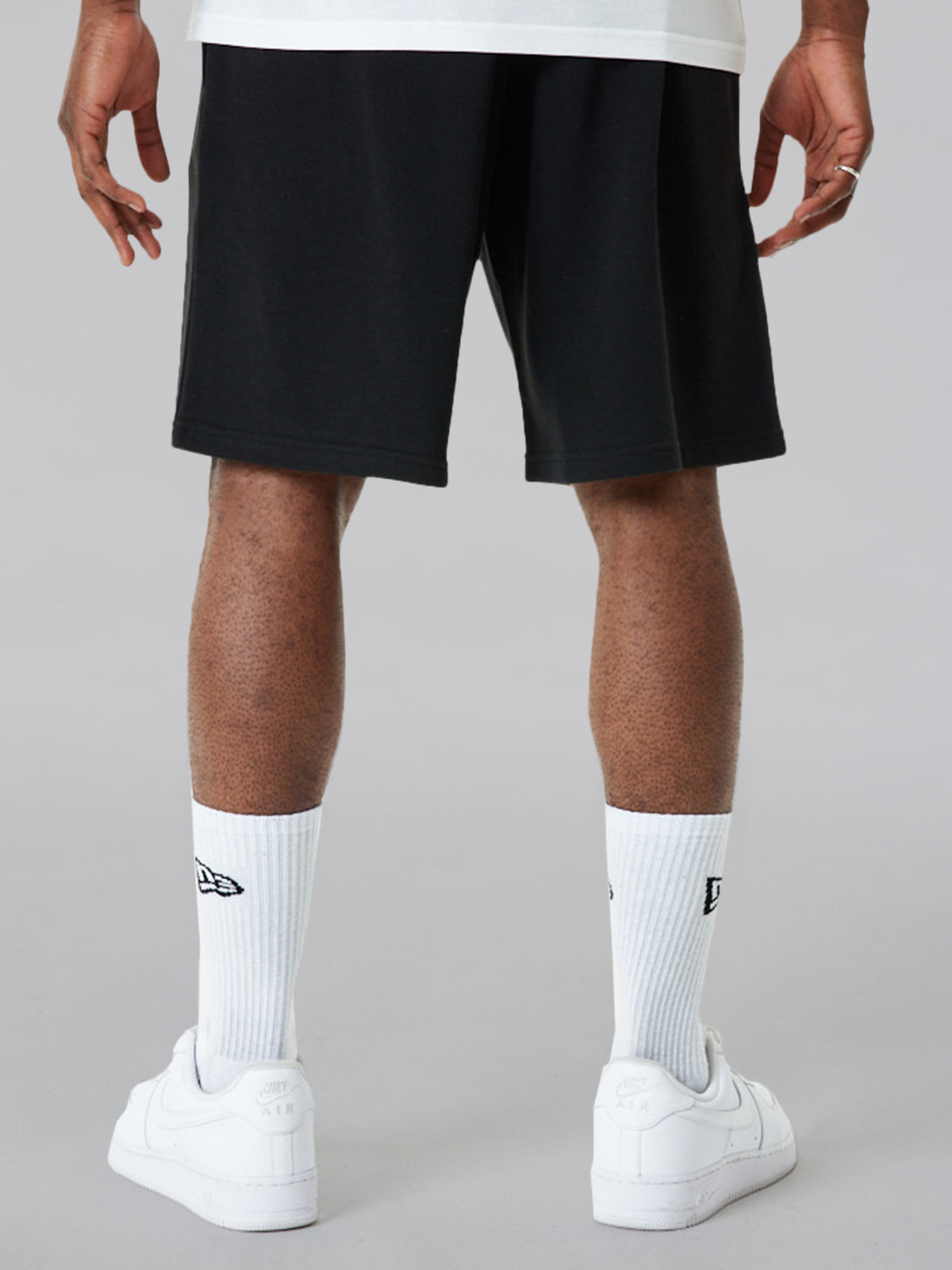 NBA - Los Angeles Lakers LA Lakers NBA Sky Print Black Shorts (2)