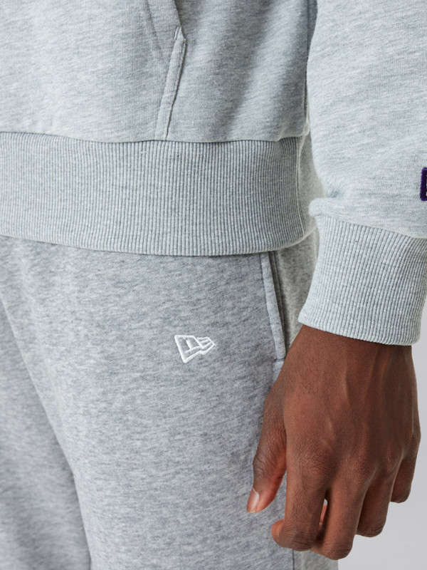NBA - Los Angeles Lakers LA Lakers NBA Team Logo Grey Pullover Hoodie (3)