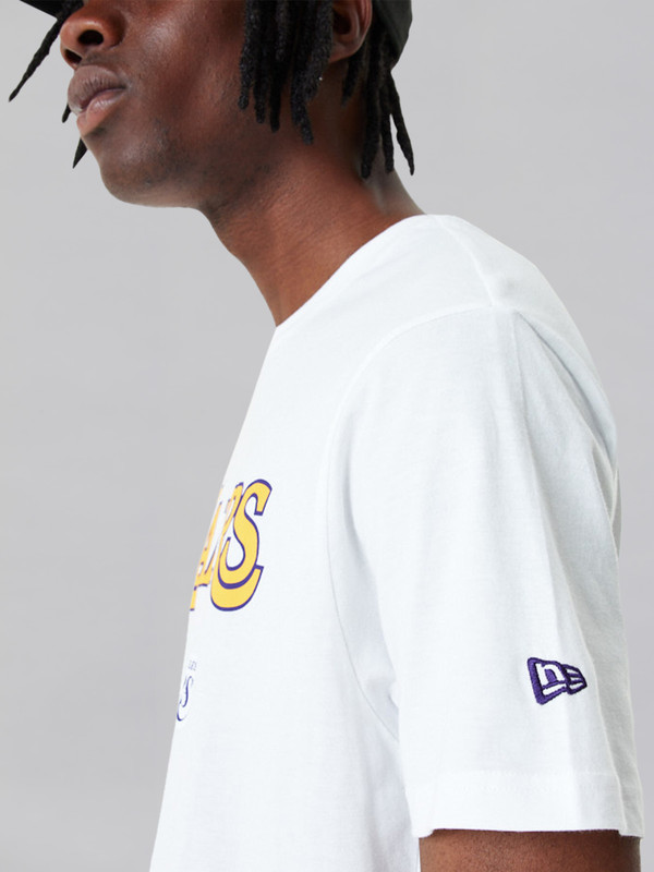 NBA - Los Angeles Lakers LA Lakers NBA Team Logo White T-Shirt (2)