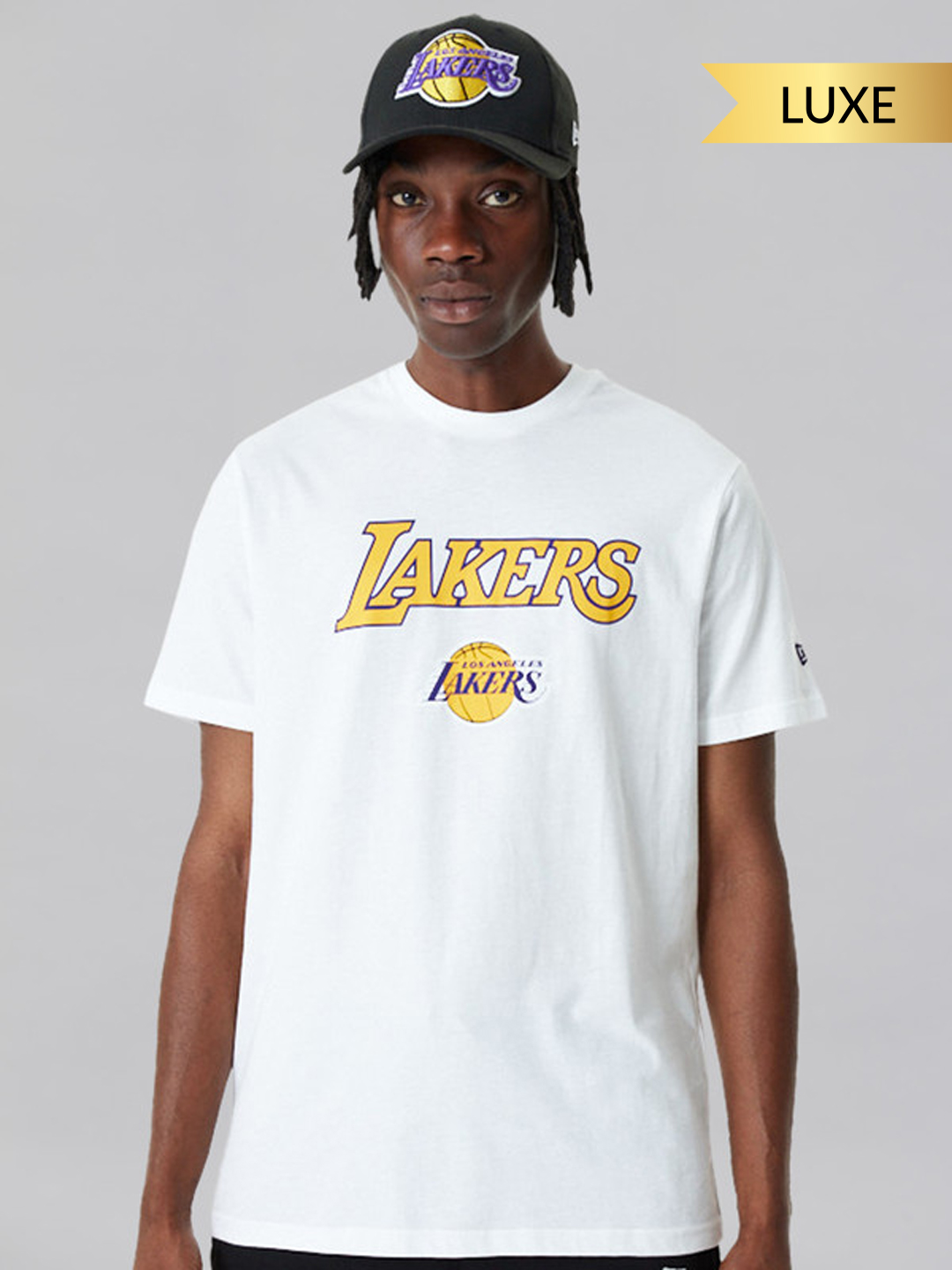 LA Lakers NBA Team Logo White T-Shirt