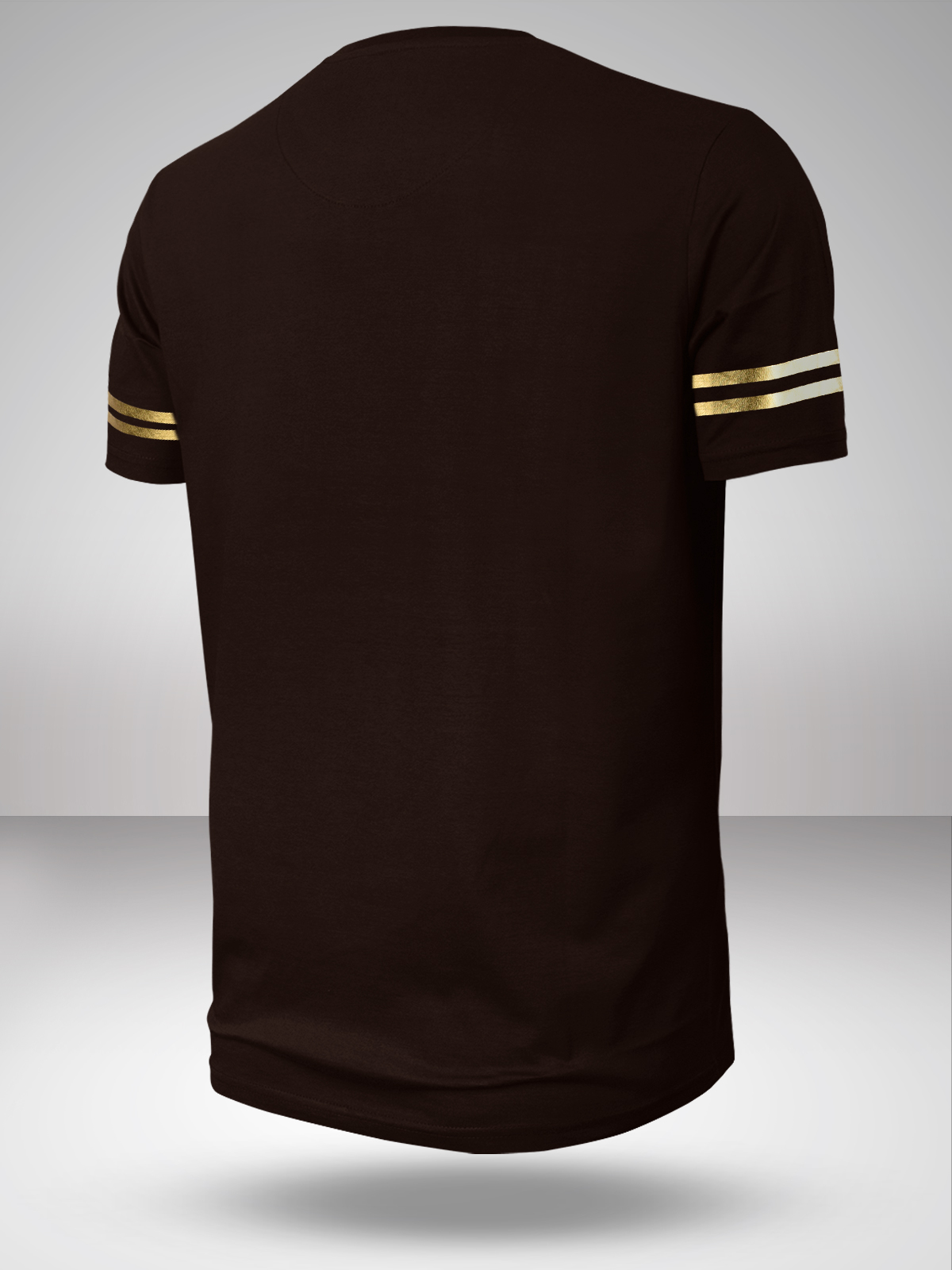NBA - Los Angeles Lakers Men Brown Printed Short Sleeves Lebron James Player T-Shirt (2)