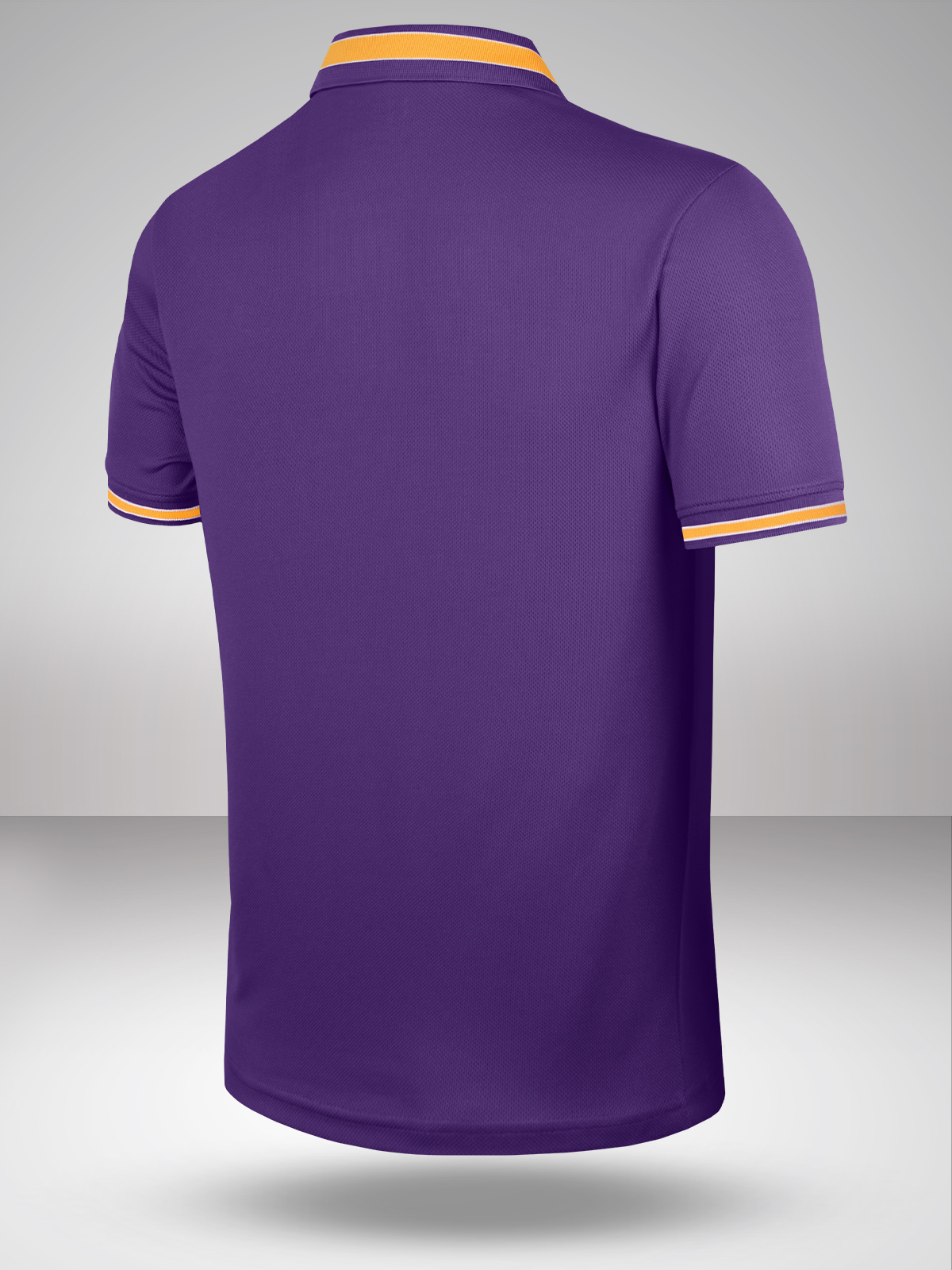 NBA - Los Angeles Lakers Men Purple Solid Polo Collar Performance T-Shirt (2)