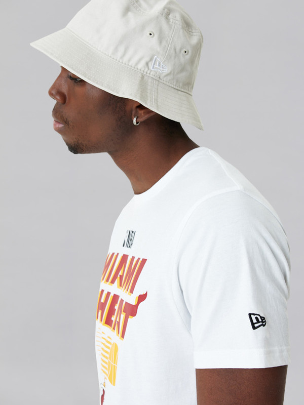 NBA - Miami Heat Miami Heat NBA Team Graphic White T-Shirt (3)