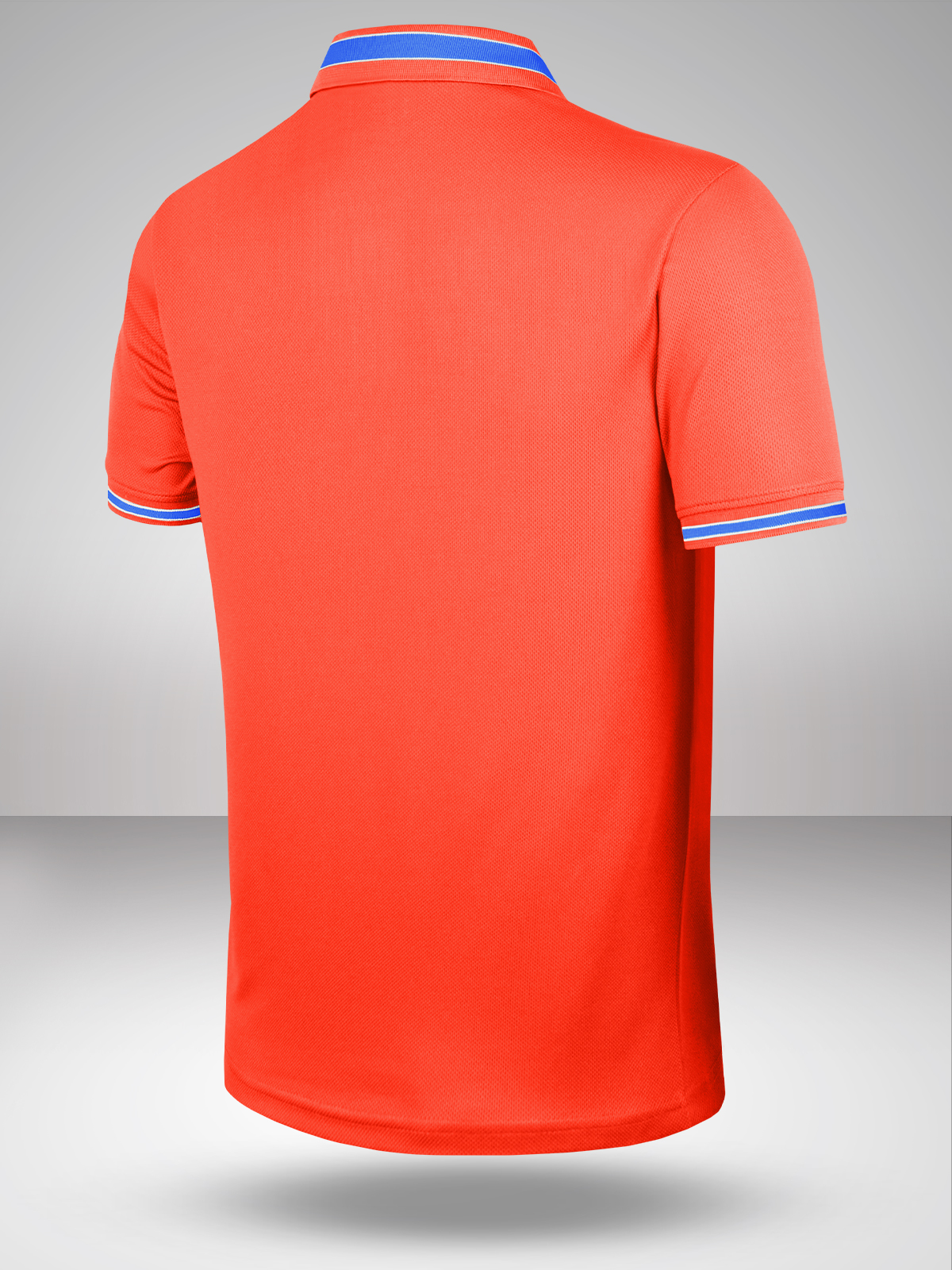 NBA - New York Knicks Men Orange Solid Polo Collar Performance T-Shirt (2)