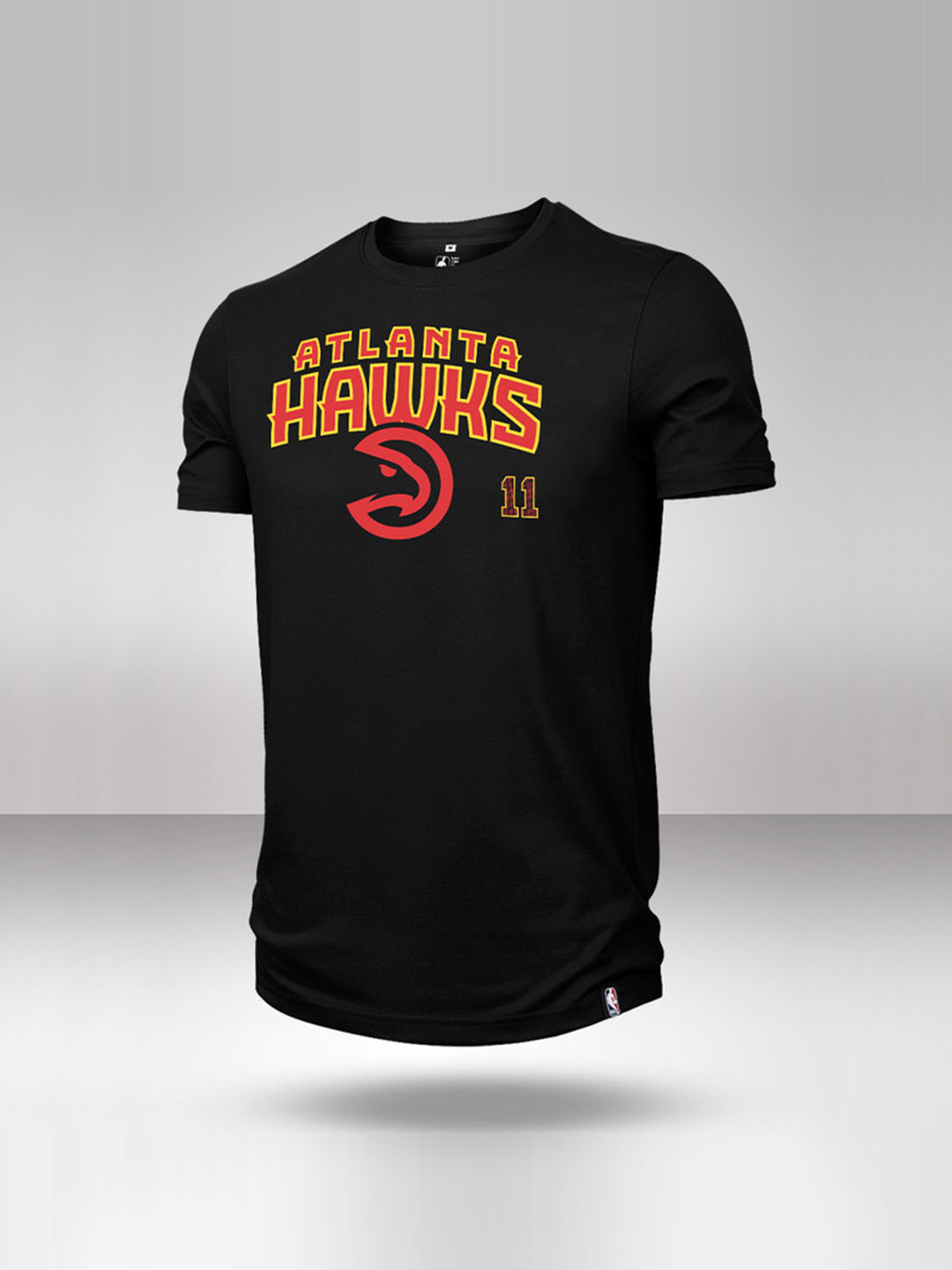 NBA - Atlanta Hawks Men Black Trae Young Printed Round Neck Classic T-Shirt 