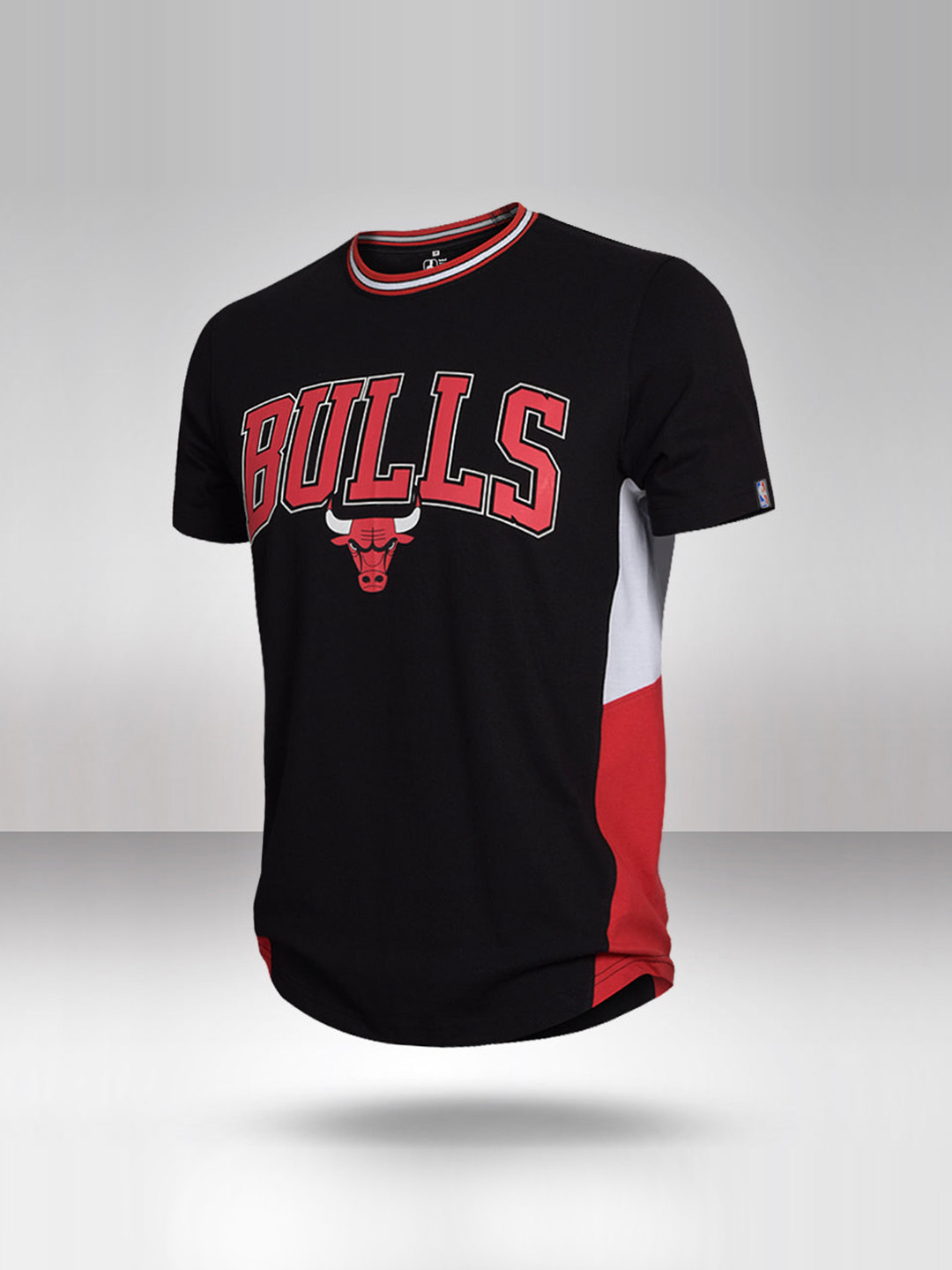 NBA - Chicago Bulls Chicago Bulls Men Black Super Fan T-Shirt (1)