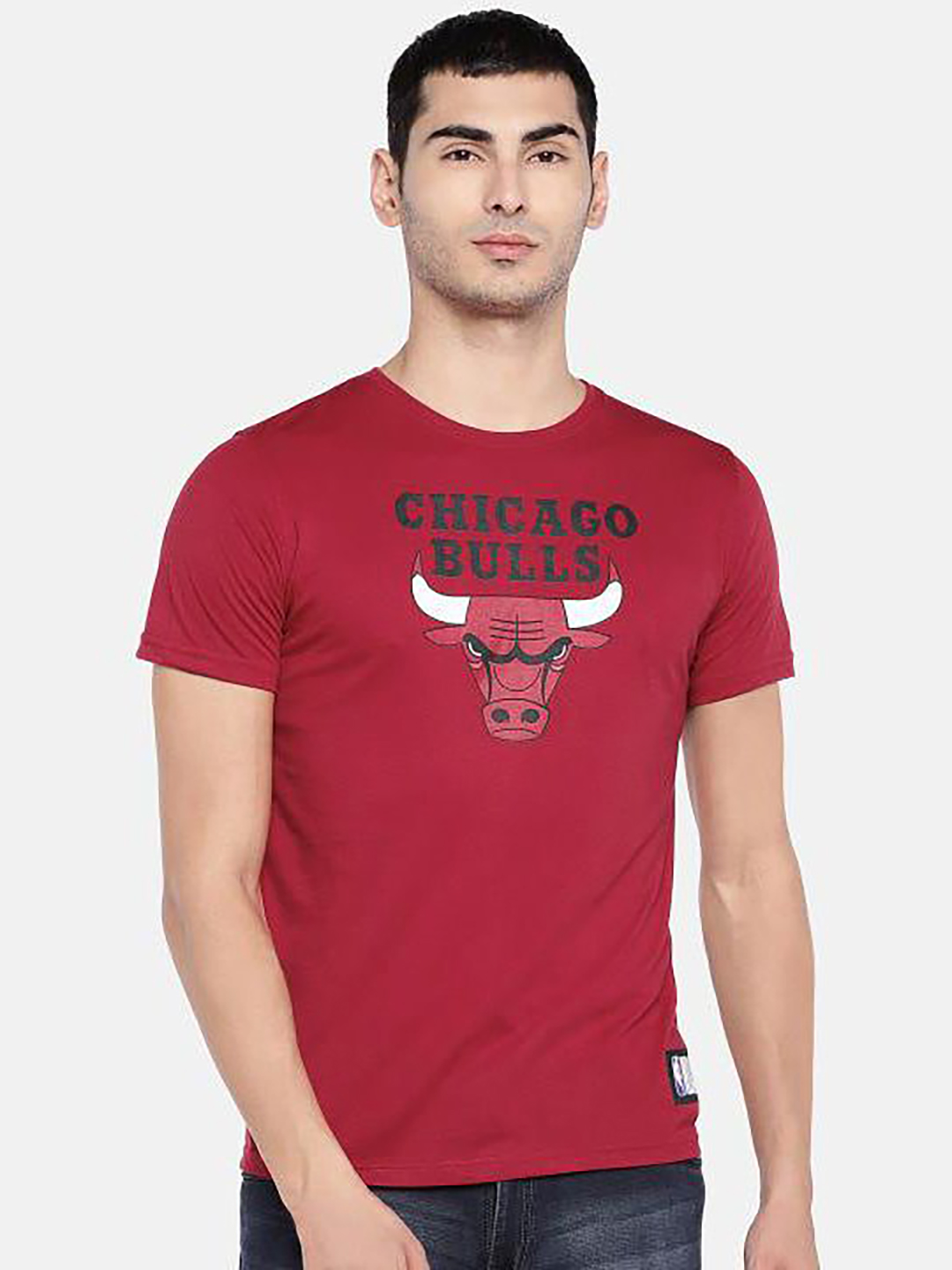 NBA - Chicago Bulls Chicago Bulls Men Red Round Neck T-Shirt (1)