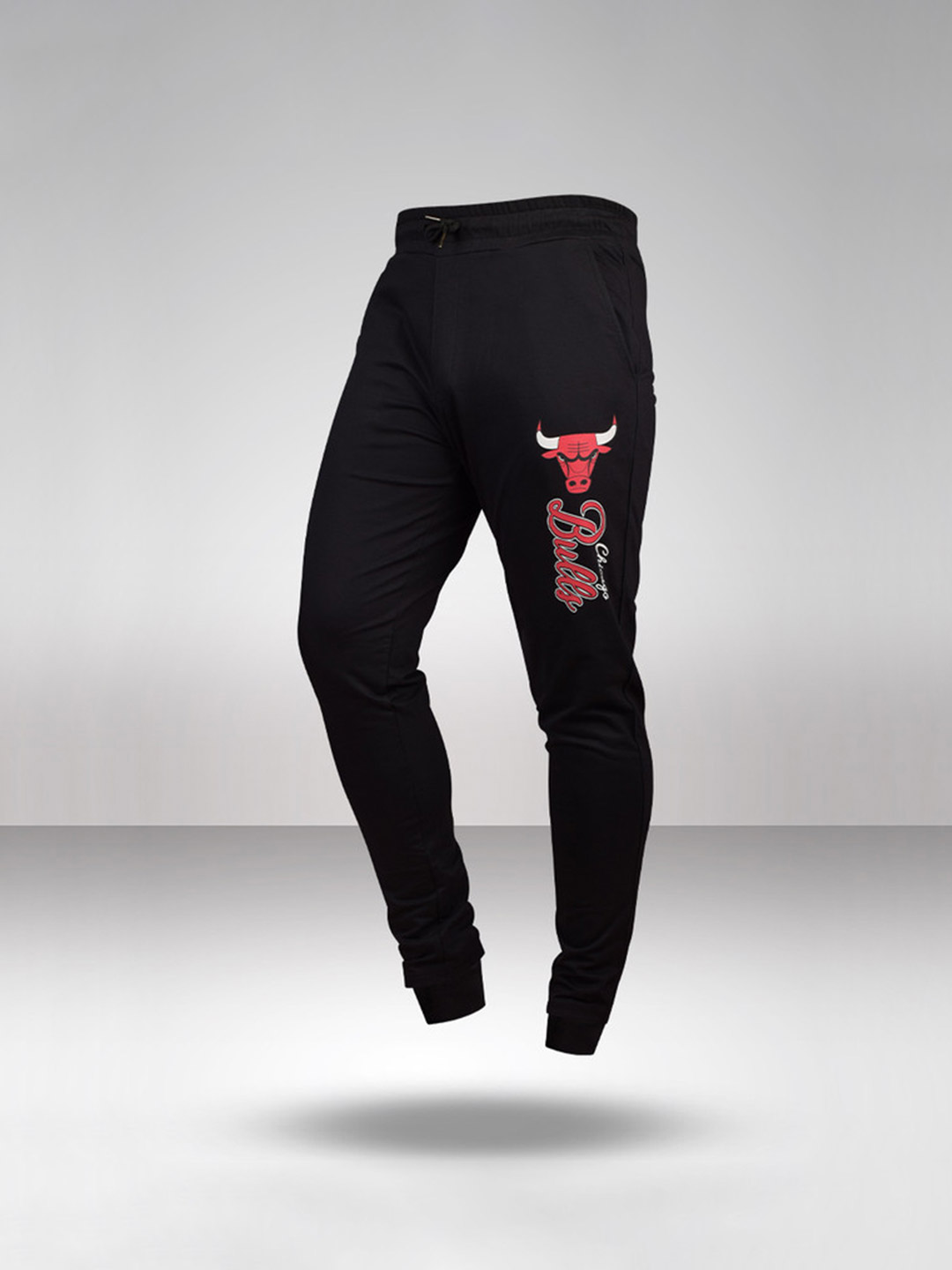NBA Chicago Bulls: Joggers - Black (1)