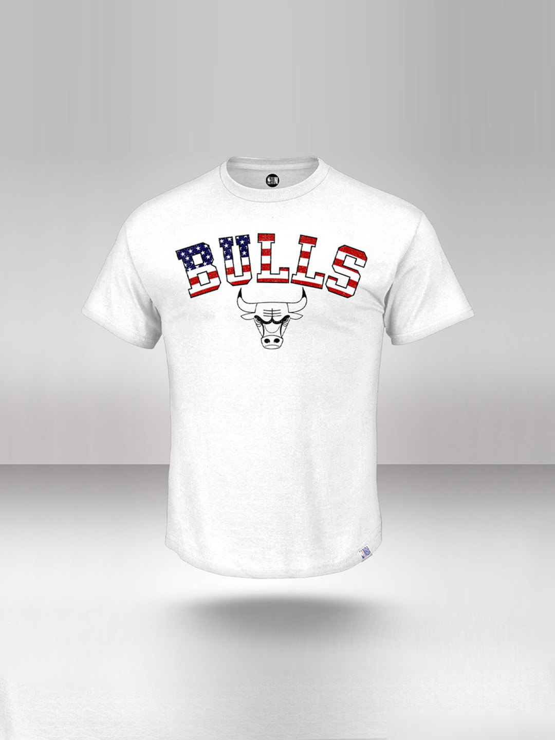 NBA - Chicago Bulls Men White Printed Round Neck T-Shirt  (1)
