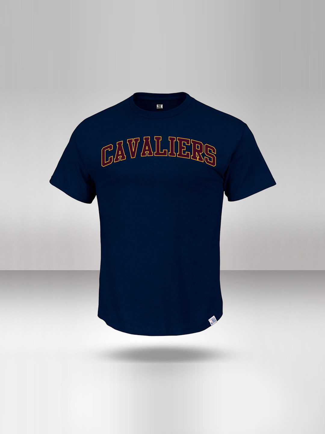 NBA - Cleveland Cavaliers Men Navy Blue Printed Round Neck T-Shirt  (1)