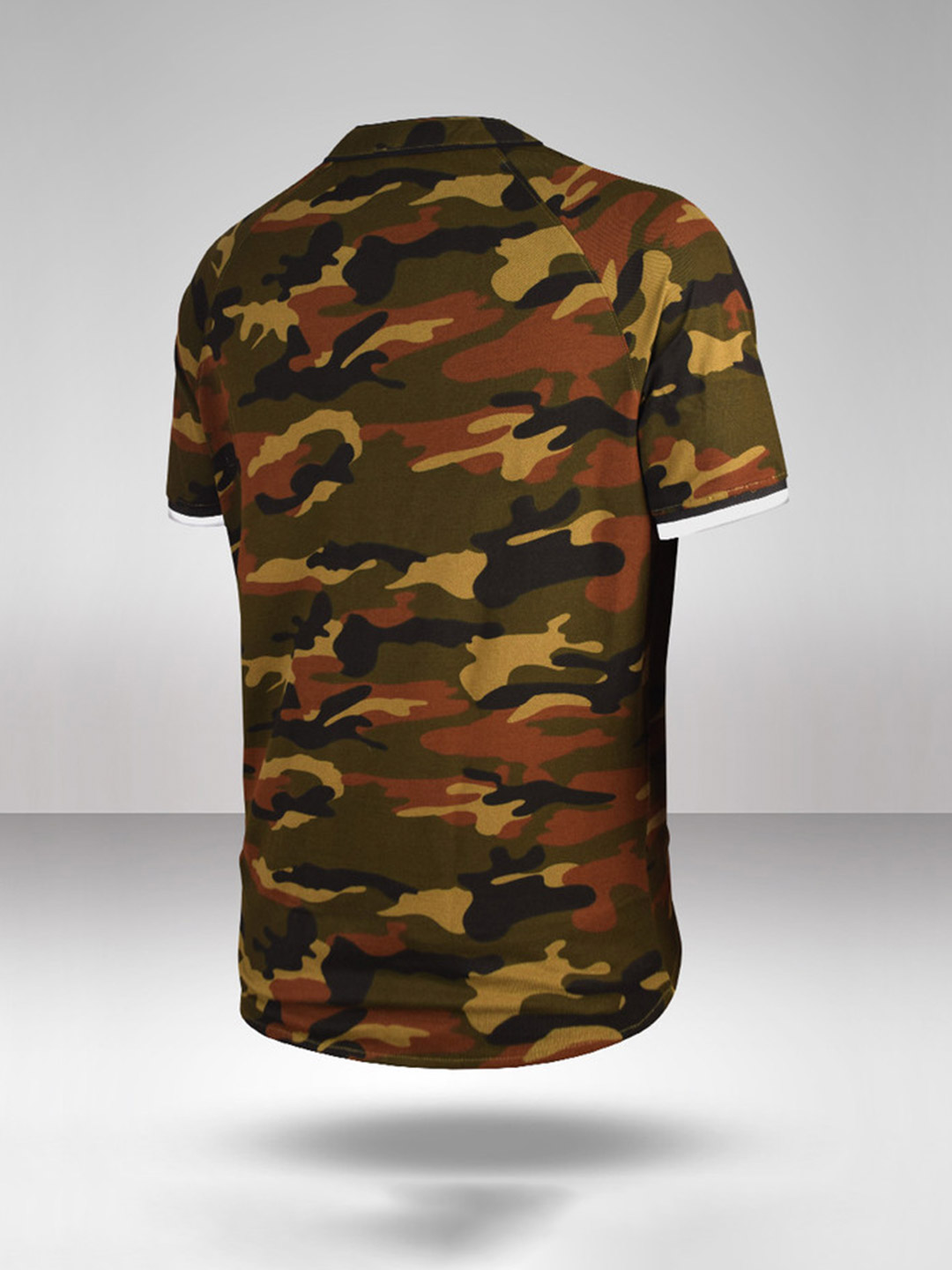 Golden State Warriors: Camo Baseball Shirt - Olive Green